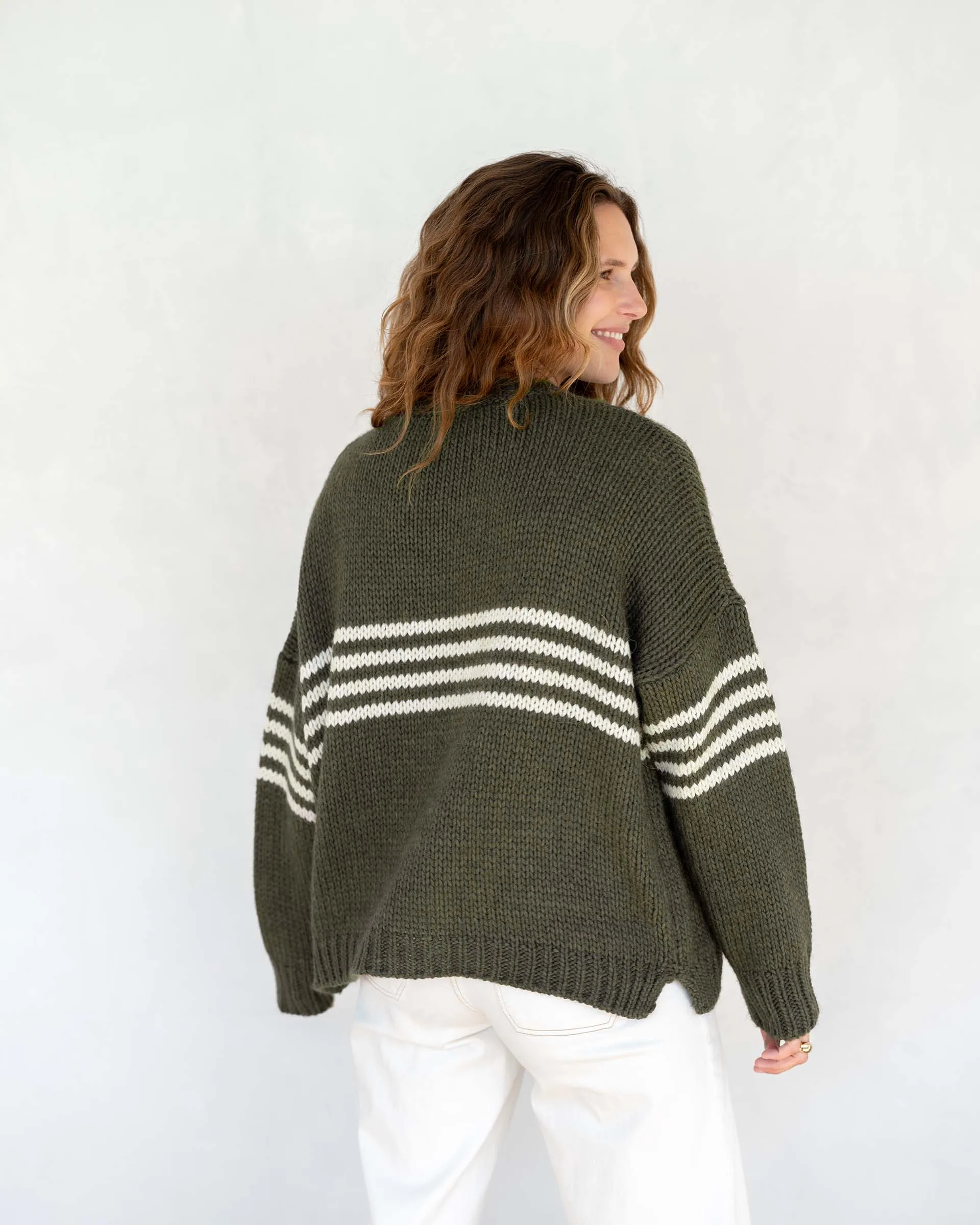 Seacoast Stripe Crewneck Sweater sold by Mersea product image thumbnail 4
