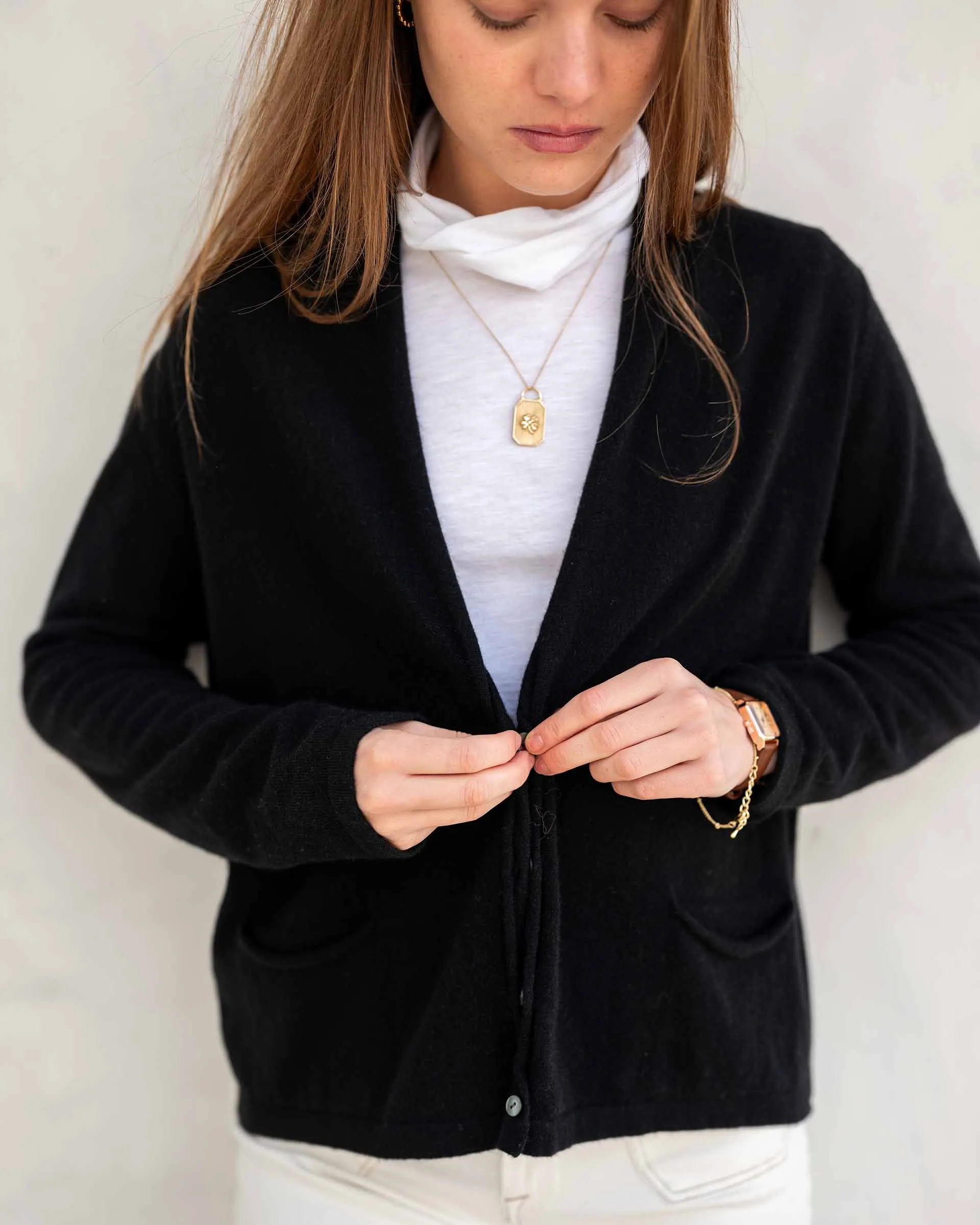 Como Cashmere Cardigan sold by Mersea