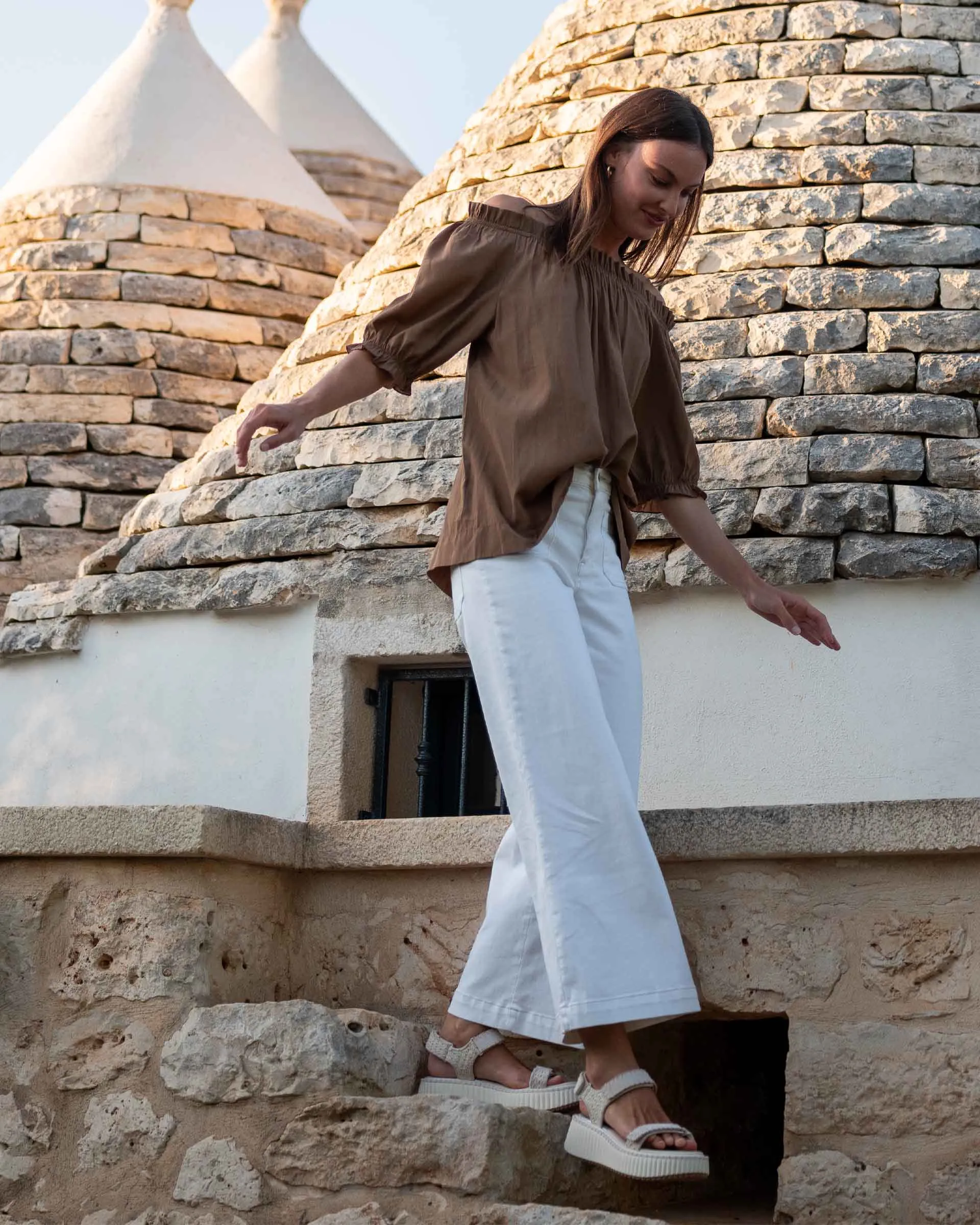 Sailor Cropped Wide Leg Jeans sold by Mersea product image thumbnail 5