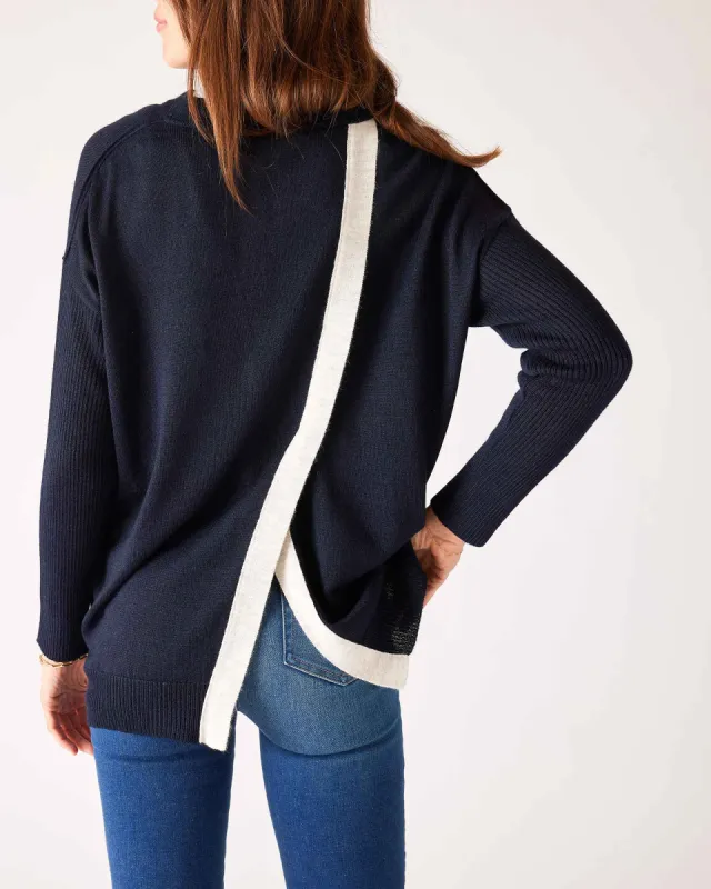 Coronado Split Back Sweater sold by Mersea