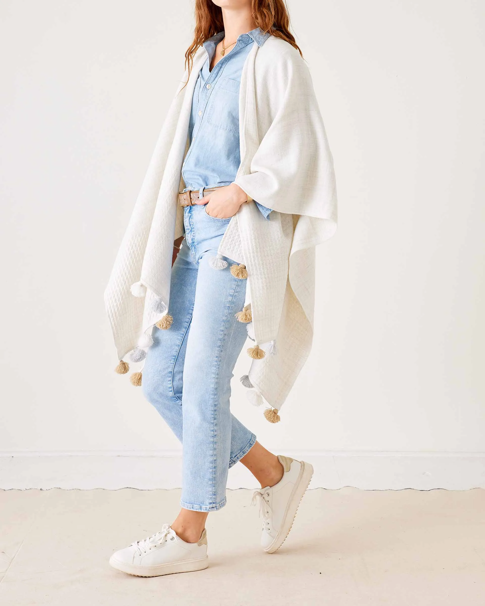 Classic Tassel Travel Wrap sold by Mersea product image thumbnail 4