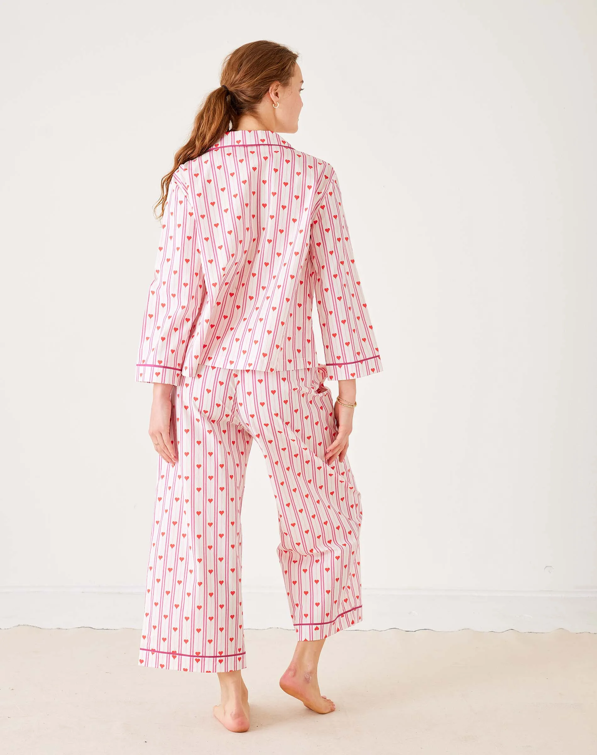 Over The Cotton Moon Pajama Set - Love Notes sold by Mersea product image thumbnail 5