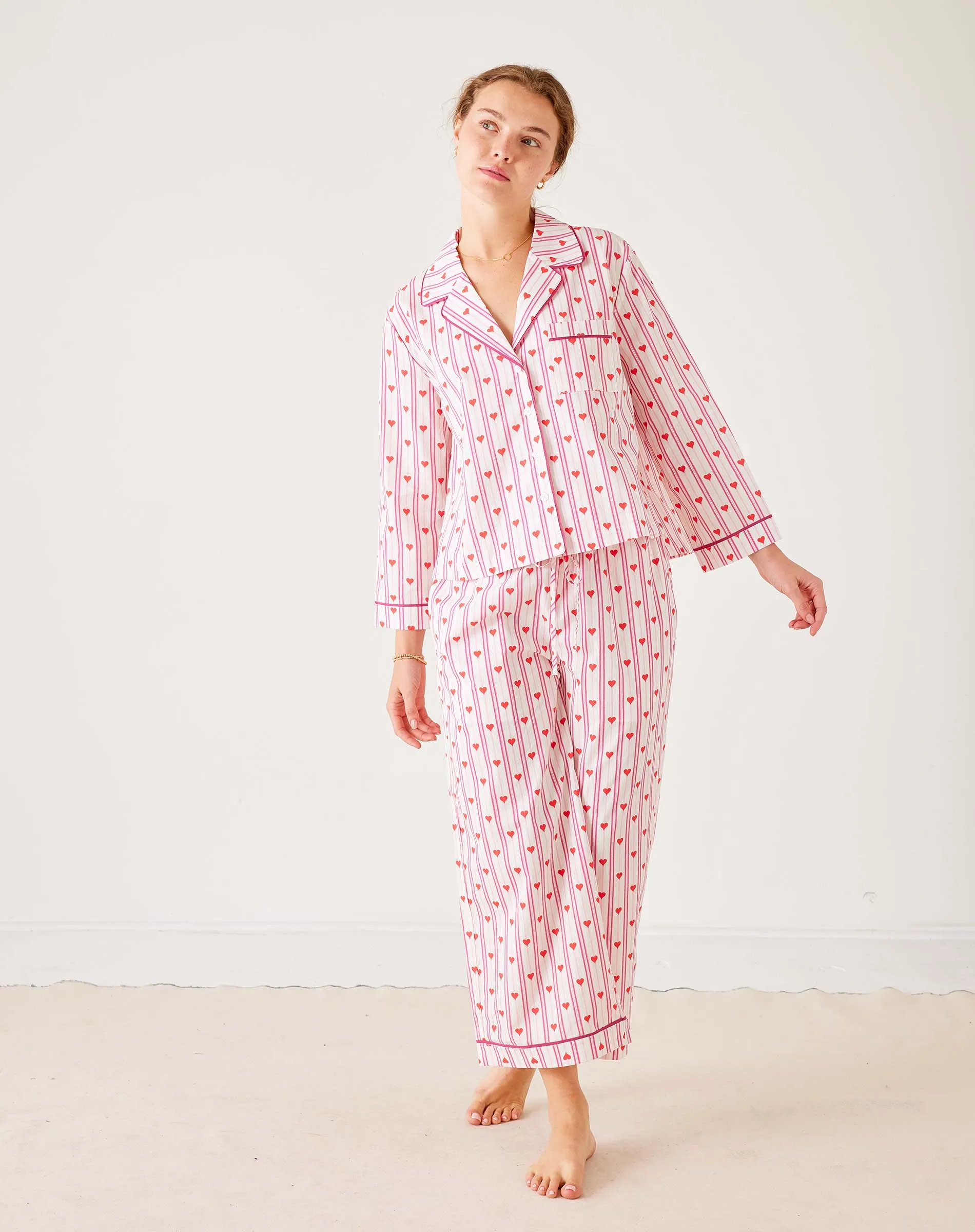 Over The Cotton Moon Pajama Set - Love Notes sold by Mersea product image thumbnail 3