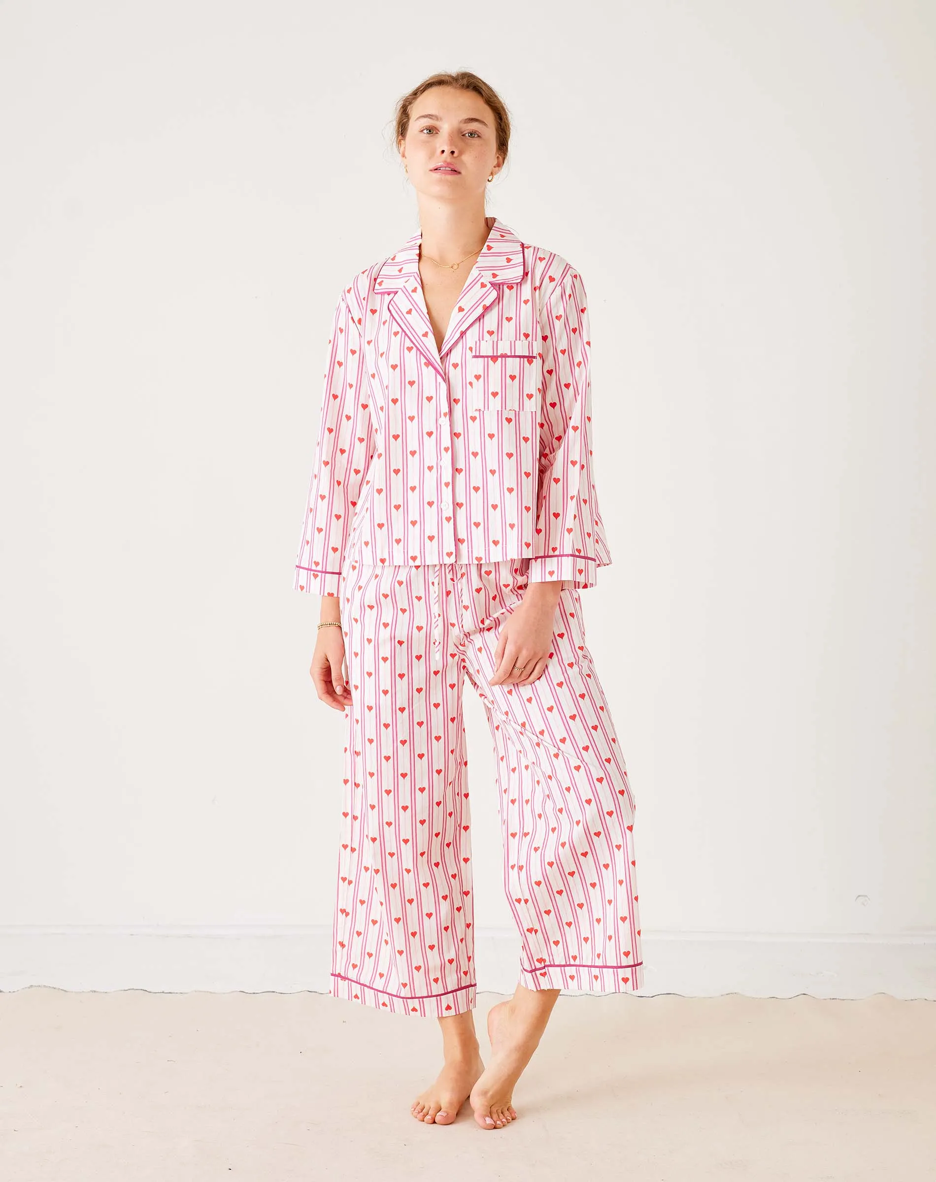 Over The Cotton Moon Pajama Set - Love Notes sold by Mersea product image thumbnail 2