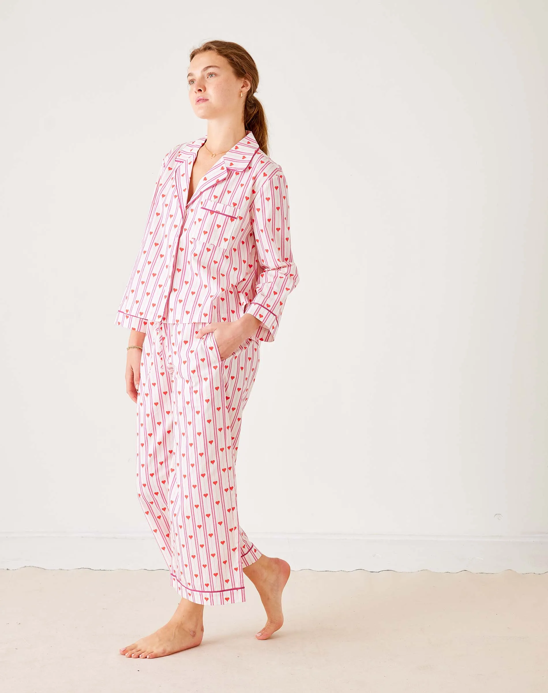 Over The Cotton Moon Pajama Set - Love Notes sold by Mersea product image thumbnail 4