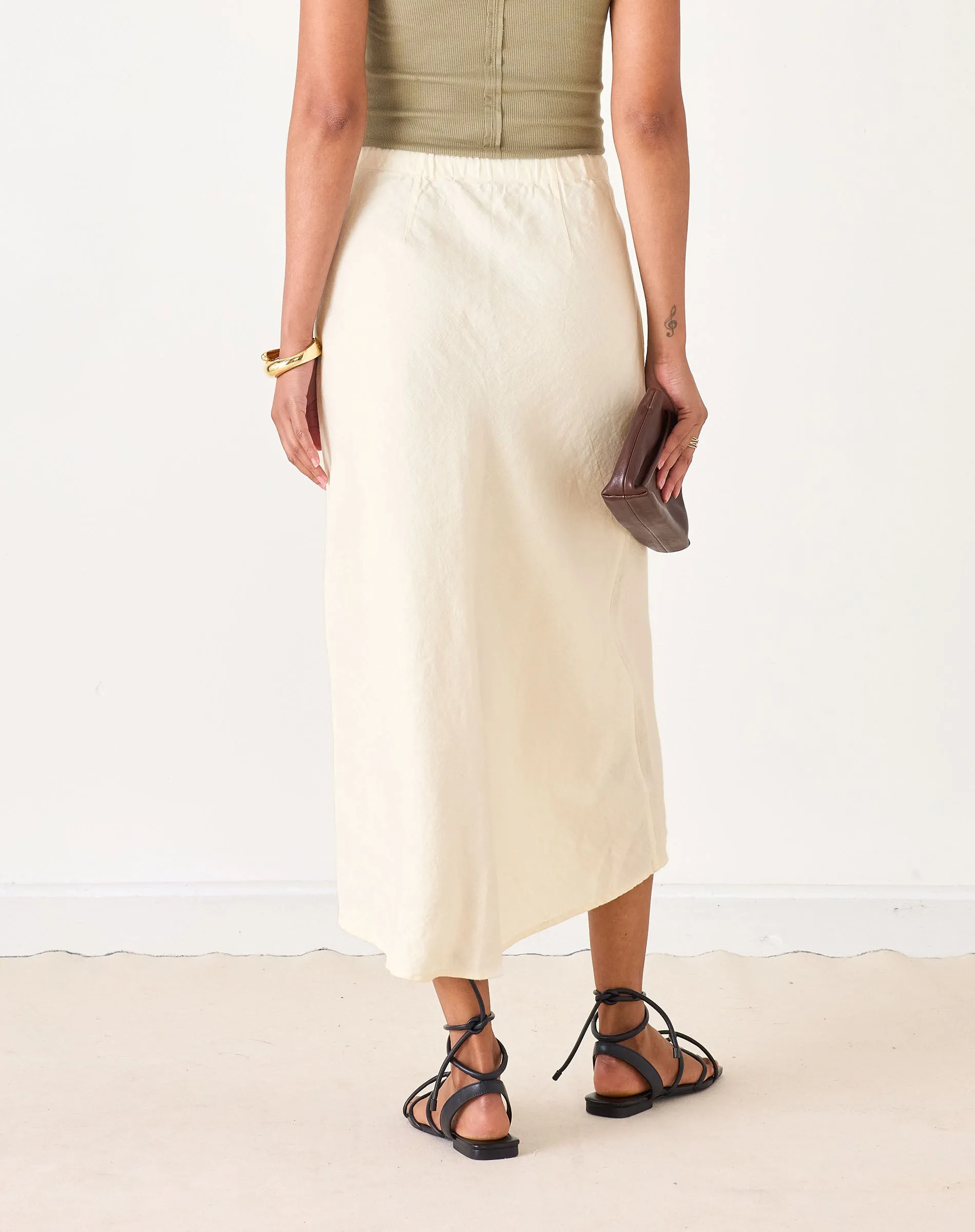 Aix Linen Maxi Skirt sold by Mersea product image thumbnail 5