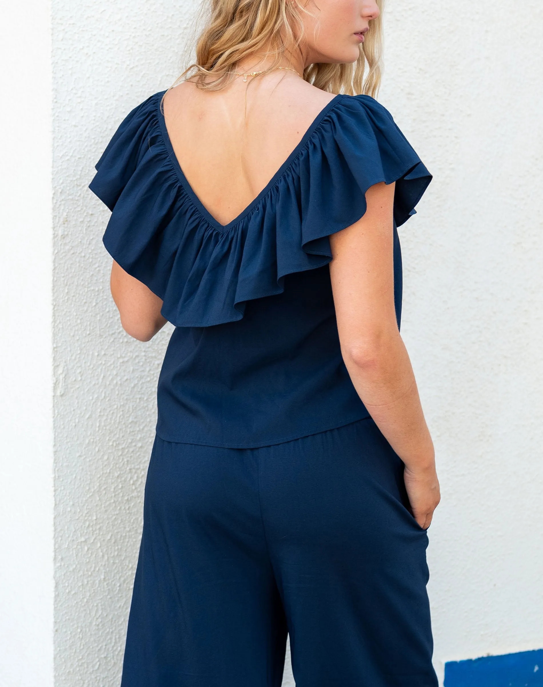 Veranda Ruffle Top sold by Mersea product image thumbnail 4