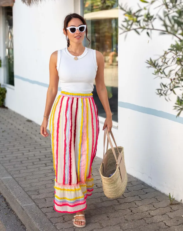 Frida Maxi Tufted Skirt sold by Mersea