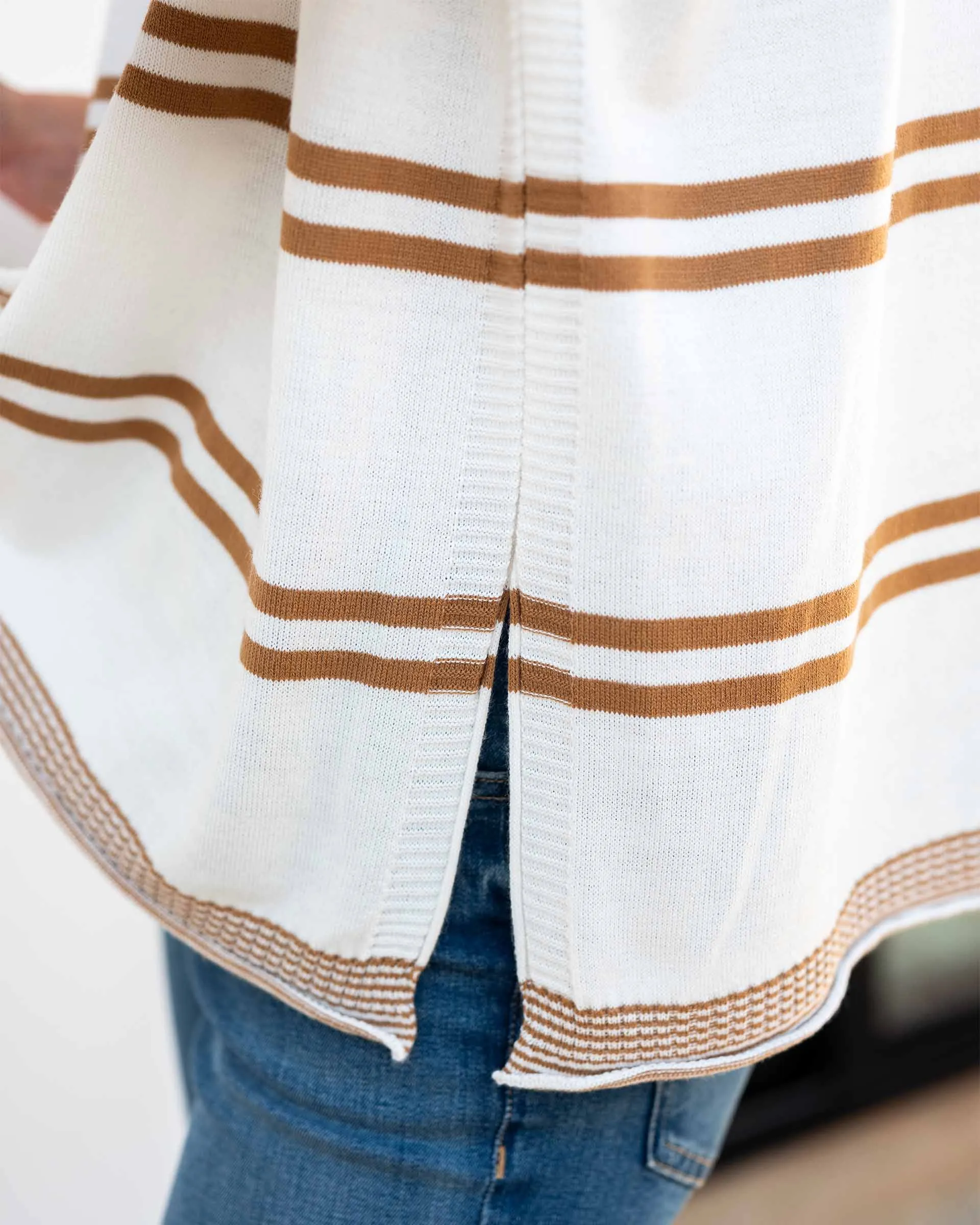 Catalina Sweater - Tobacco Stripe sold by Mersea product image thumbnail 4