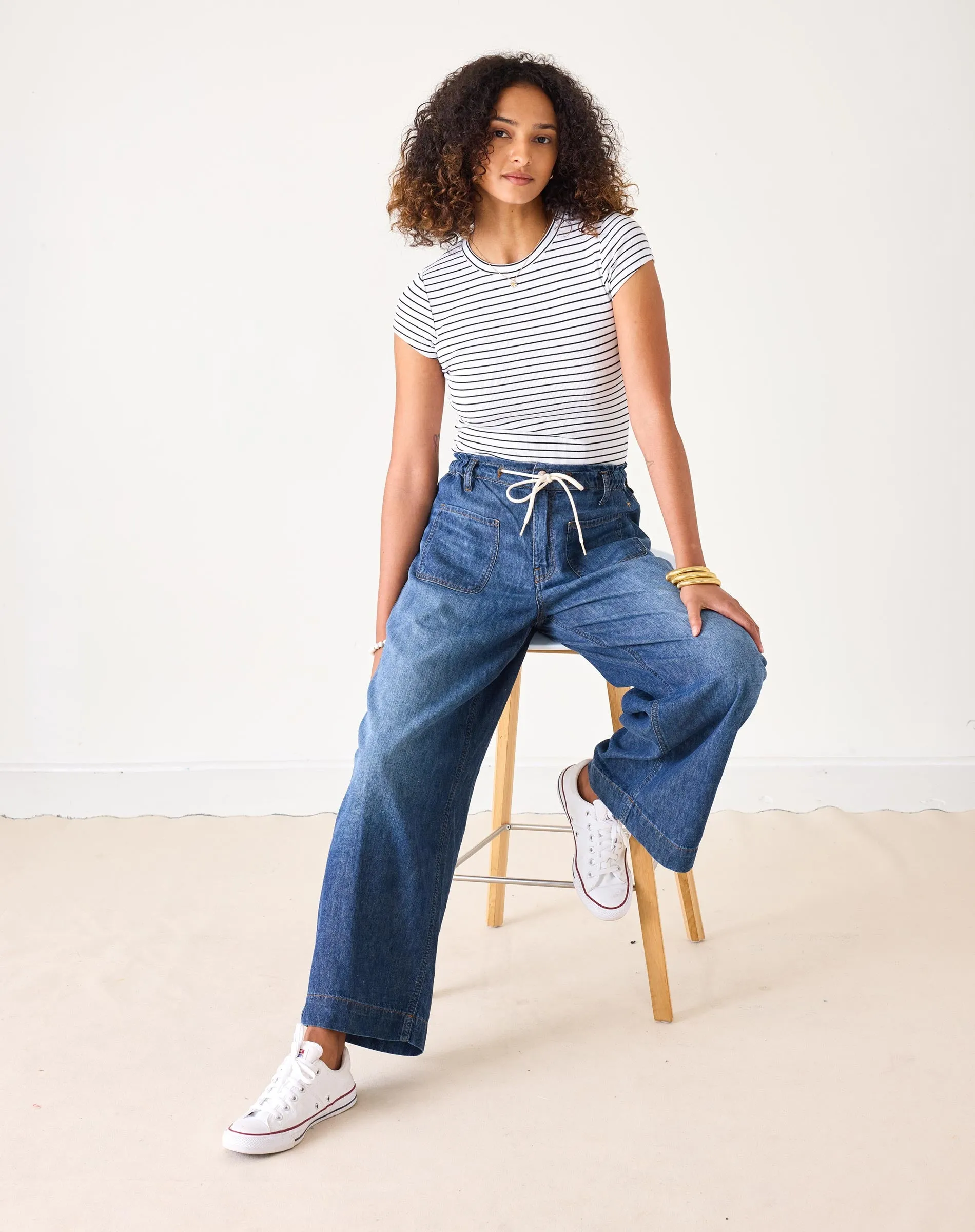 Londonberry Linen Denim Pant sold by Mersea product image thumbnail 5