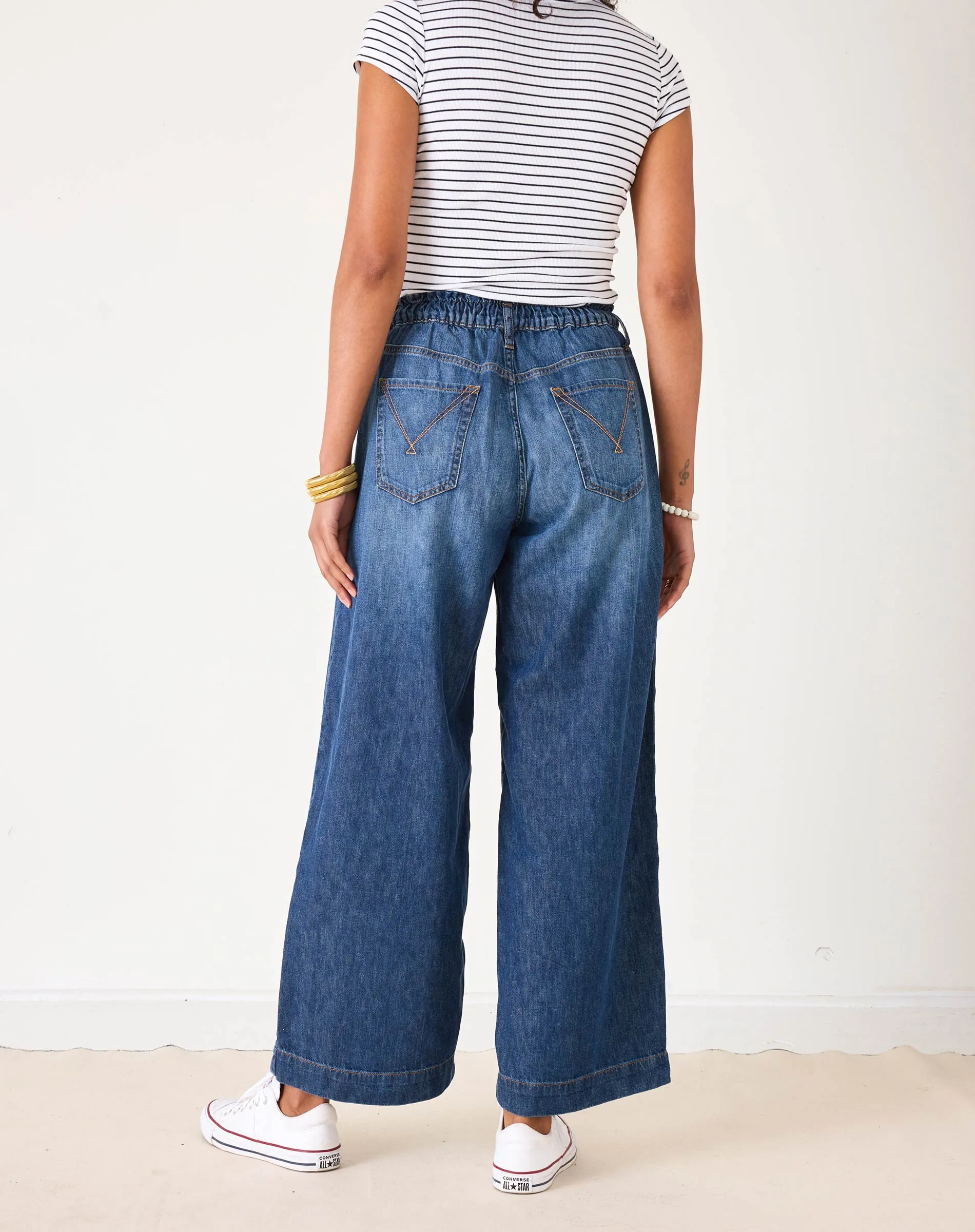 Londonberry Linen Denim Pant sold by Mersea product image thumbnail 4
