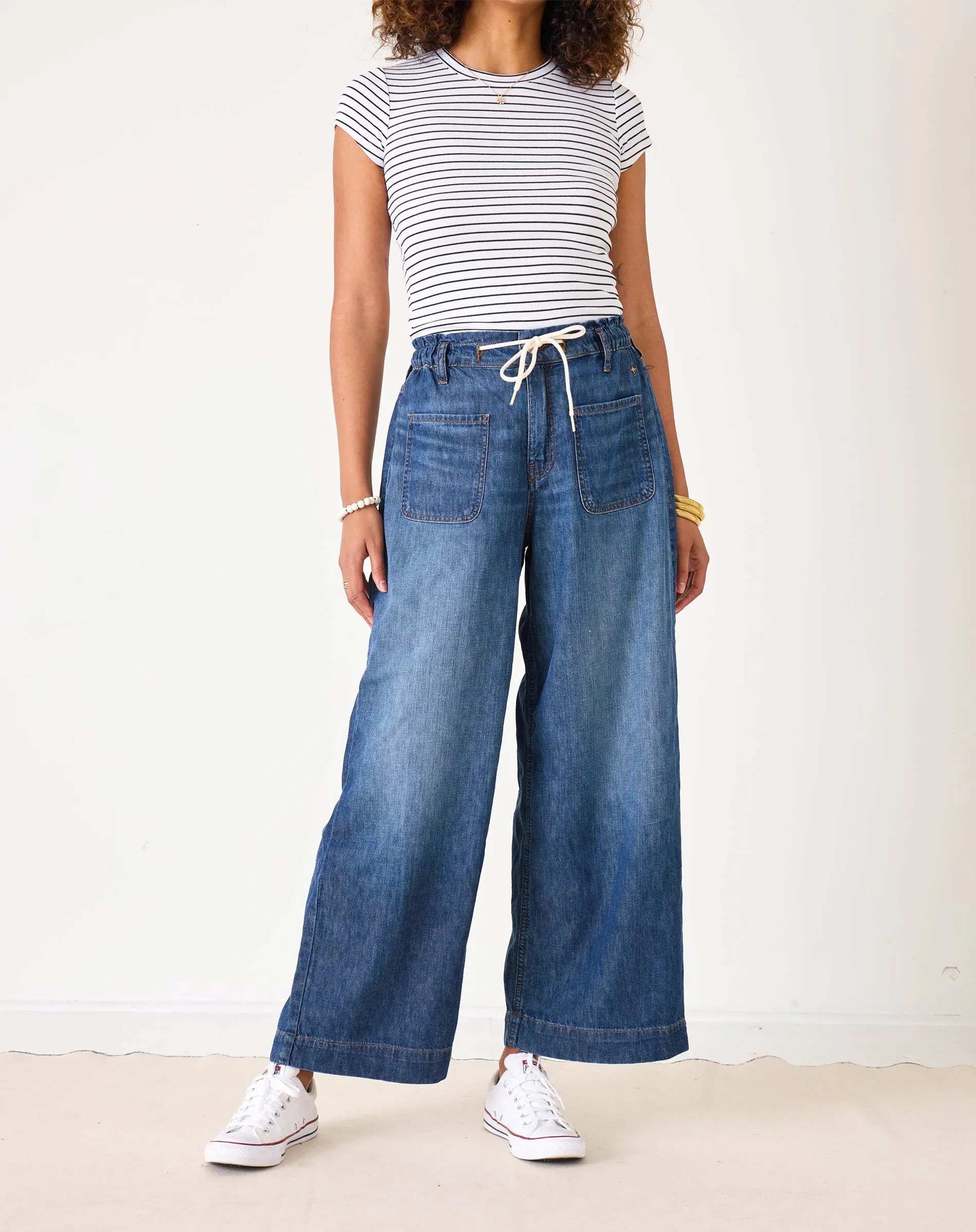 Londonberry Linen Denim Pant sold by Mersea