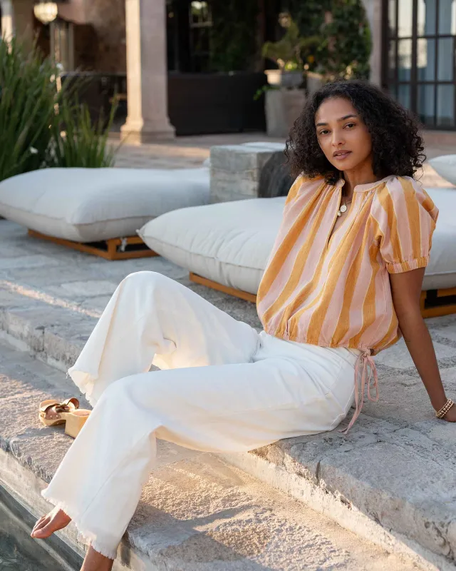 Poète Short Sleeve Top sold by Mersea