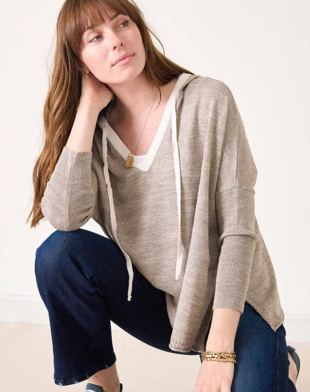 Catalina V-Neck Hoodie sold by Mersea