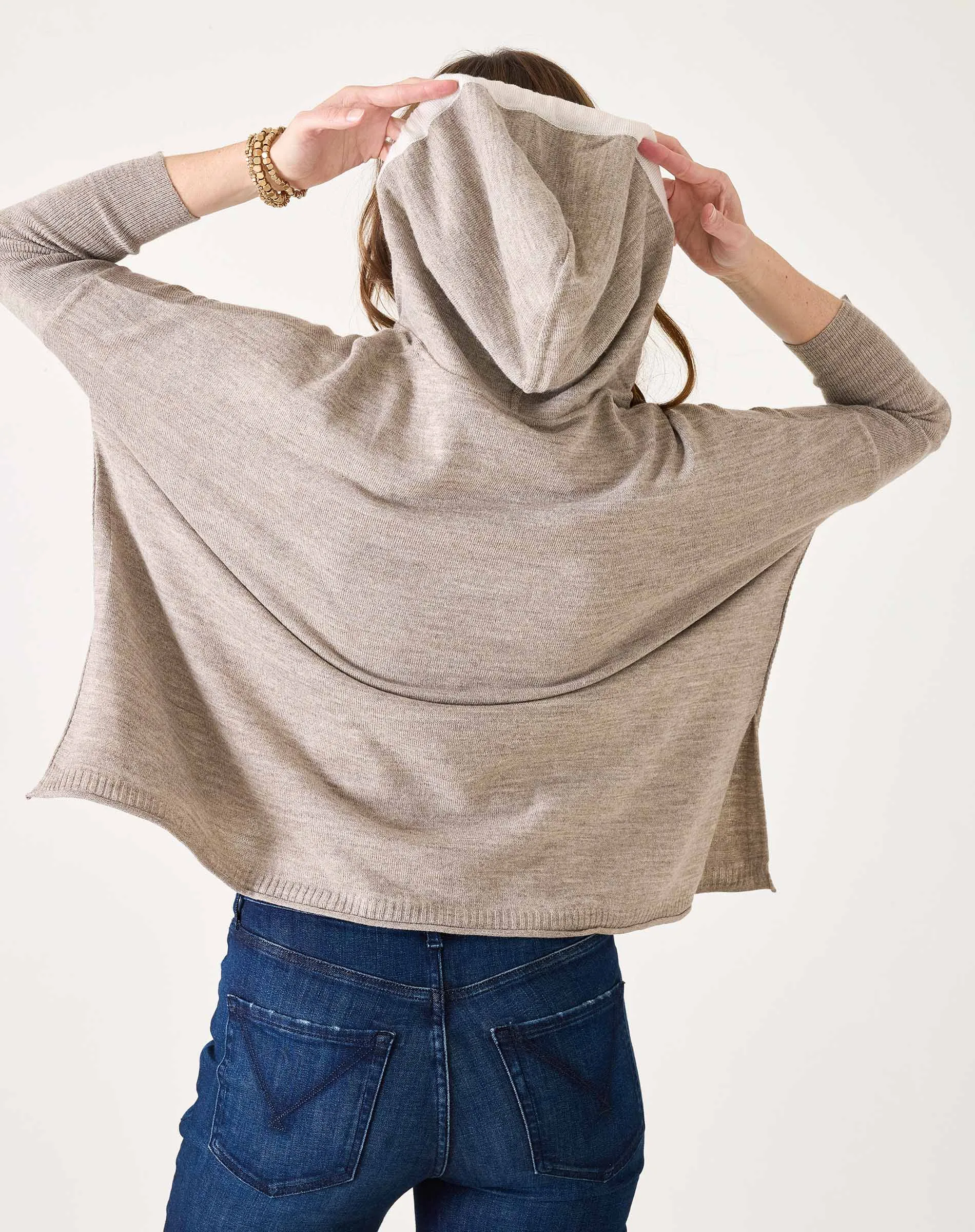 Catalina V-Neck Hoodie sold by Mersea product image thumbnail 3