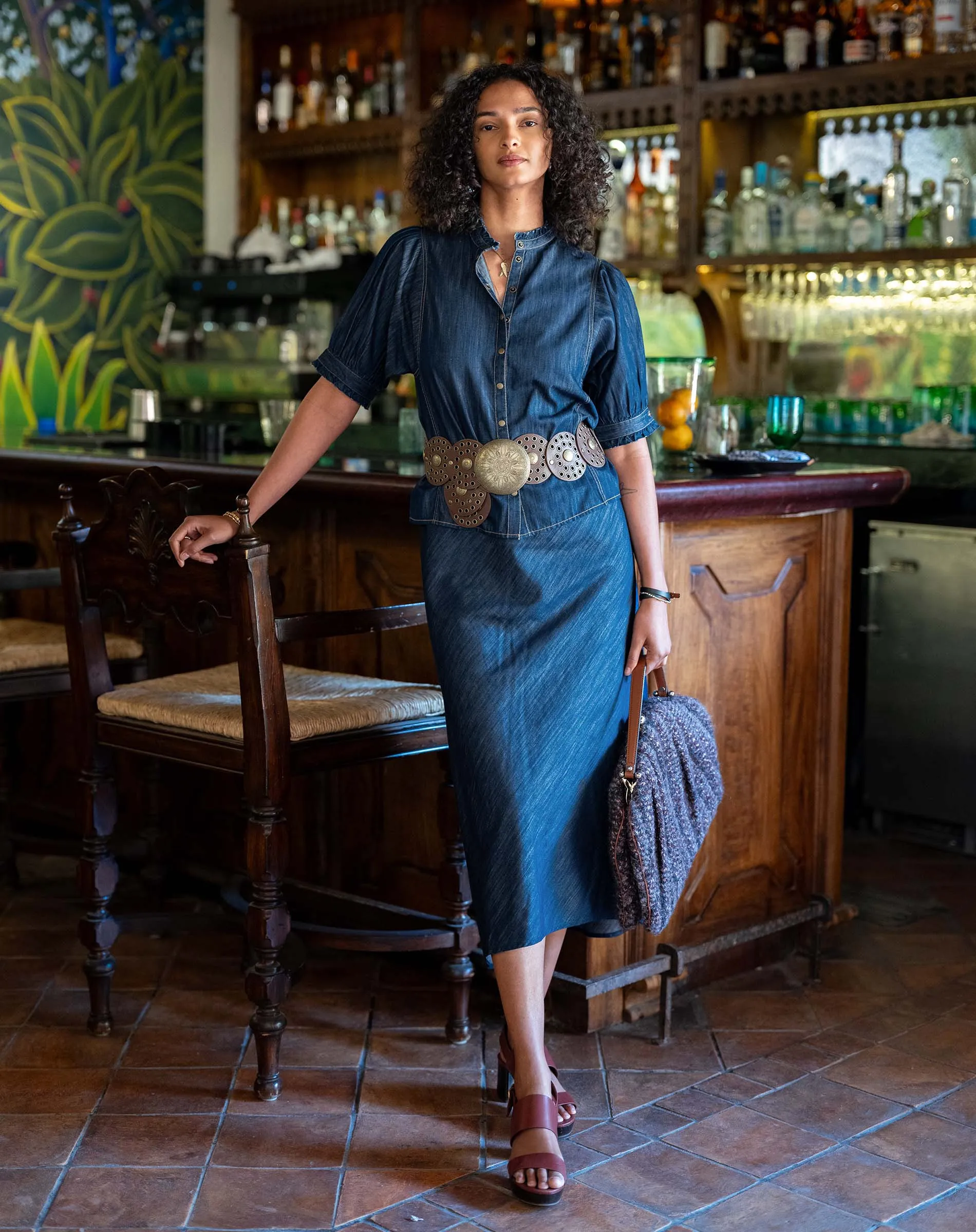 Aix Maxi Skirt sold by Mersea product image thumbnail 2