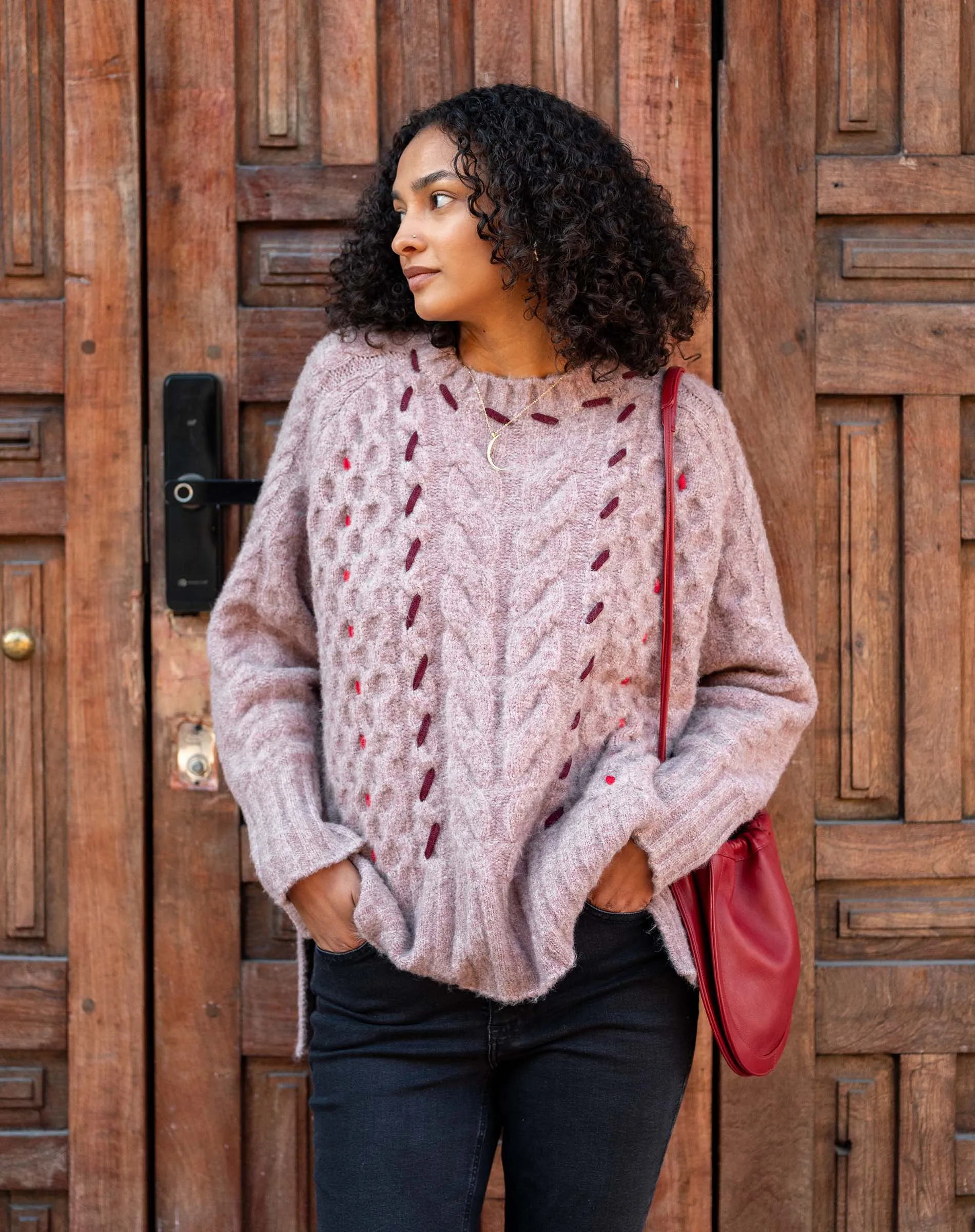 Ribbons and Romance Sweater sold by Mersea