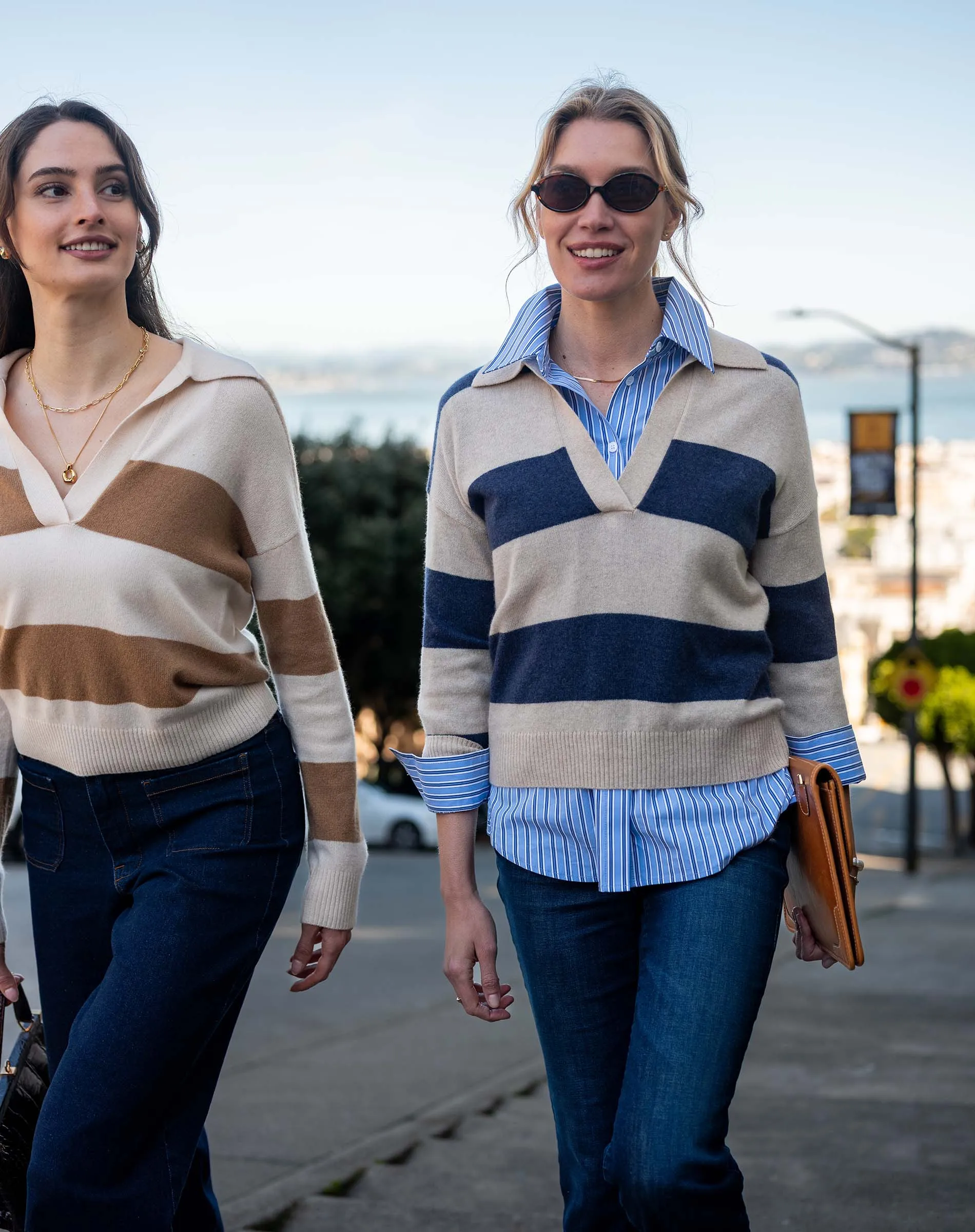 Regatta Cashmere Polo Sweater sold by Mersea product image thumbnail 5