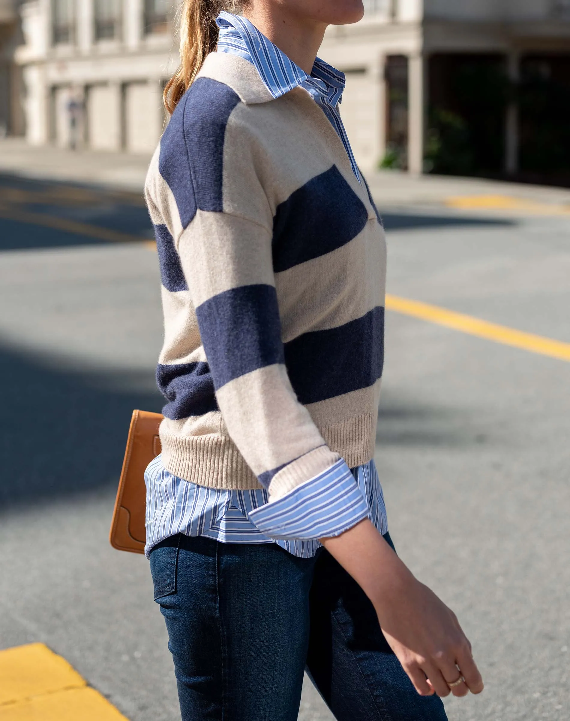 Regatta Cashmere Polo Sweater sold by Mersea product image thumbnail 3