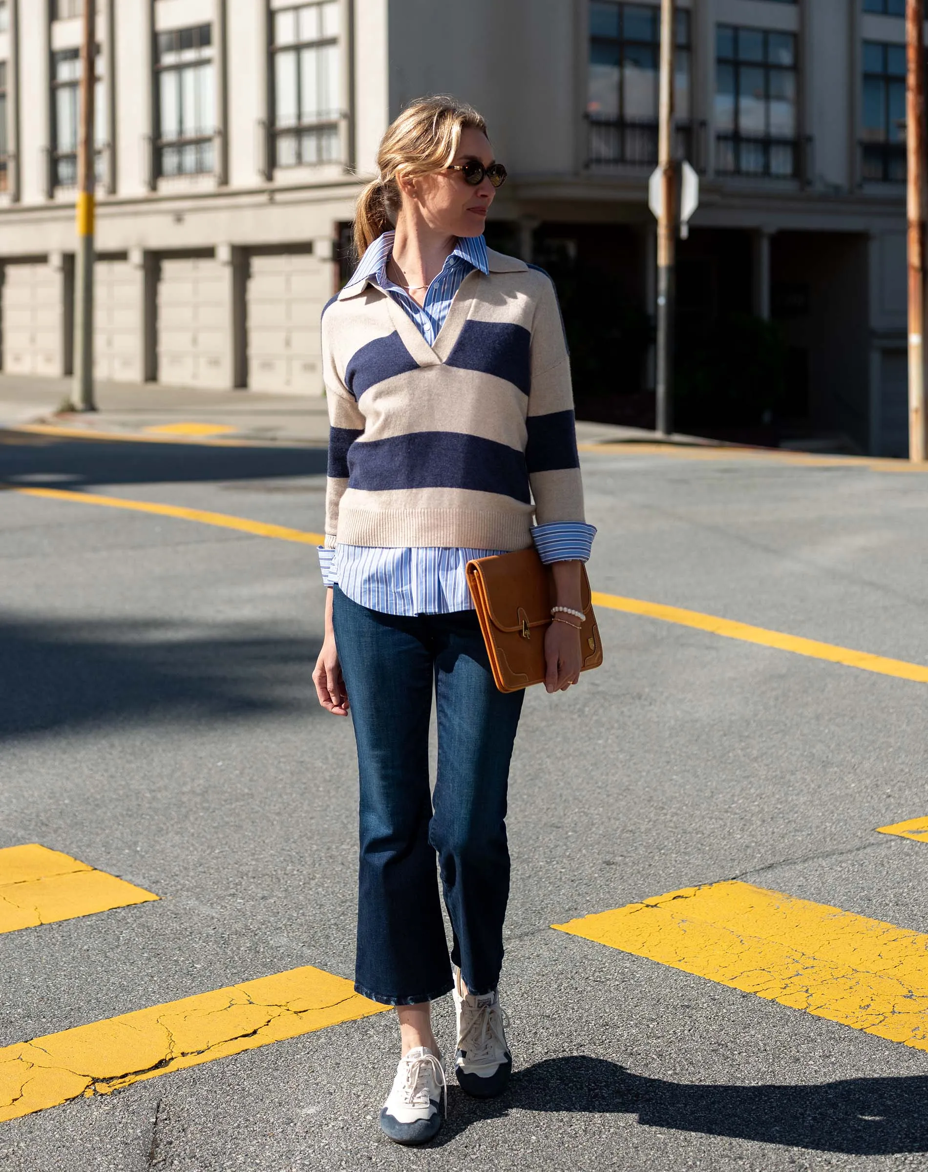 Regatta Cashmere Polo Sweater sold by Mersea product image thumbnail 2