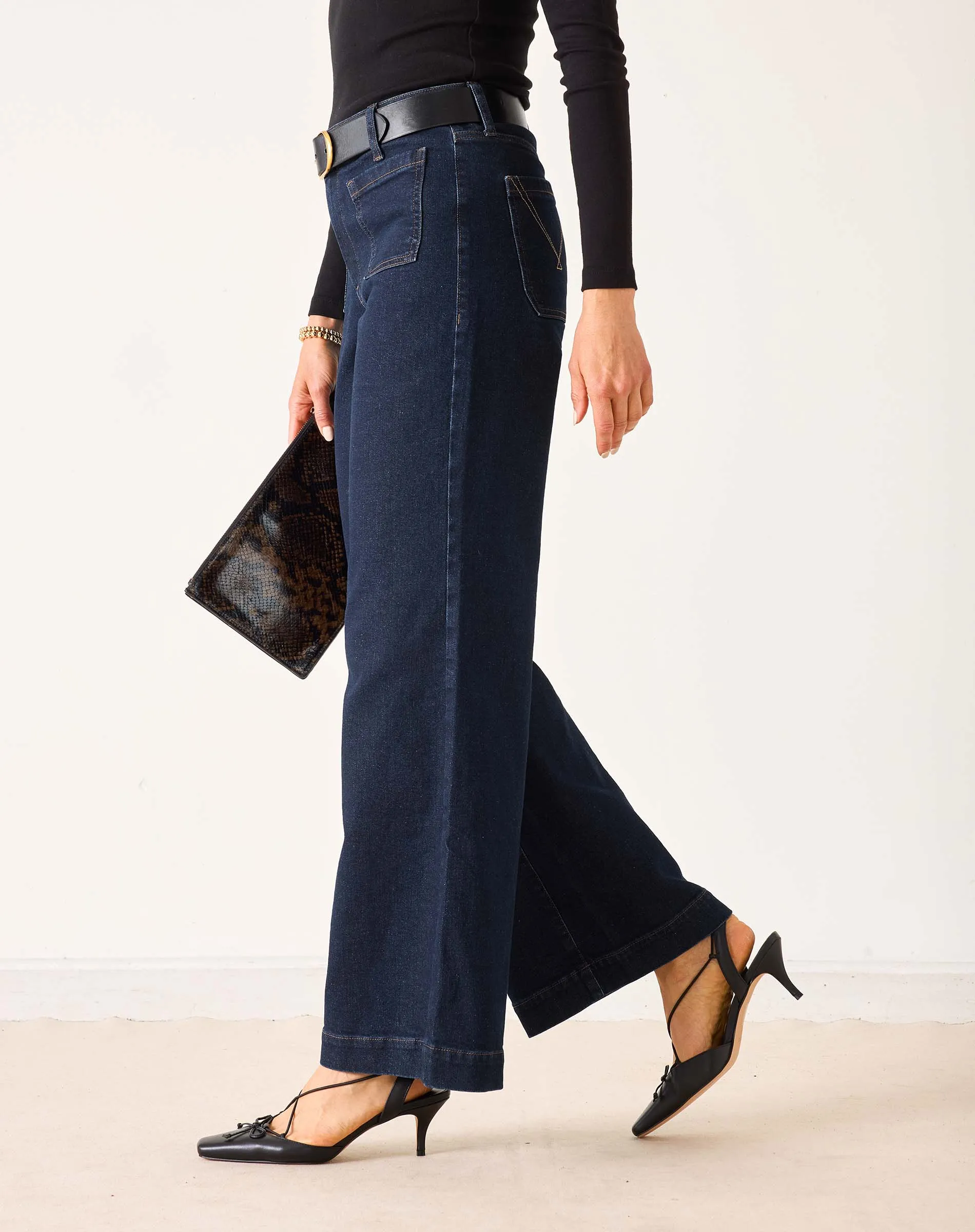 Sailor Wide Leg Jeans sold by Mersea product image thumbnail 3
