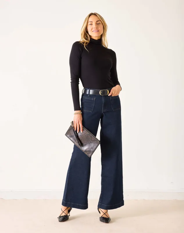 Sailor Wide Leg Jeans made by Mersea