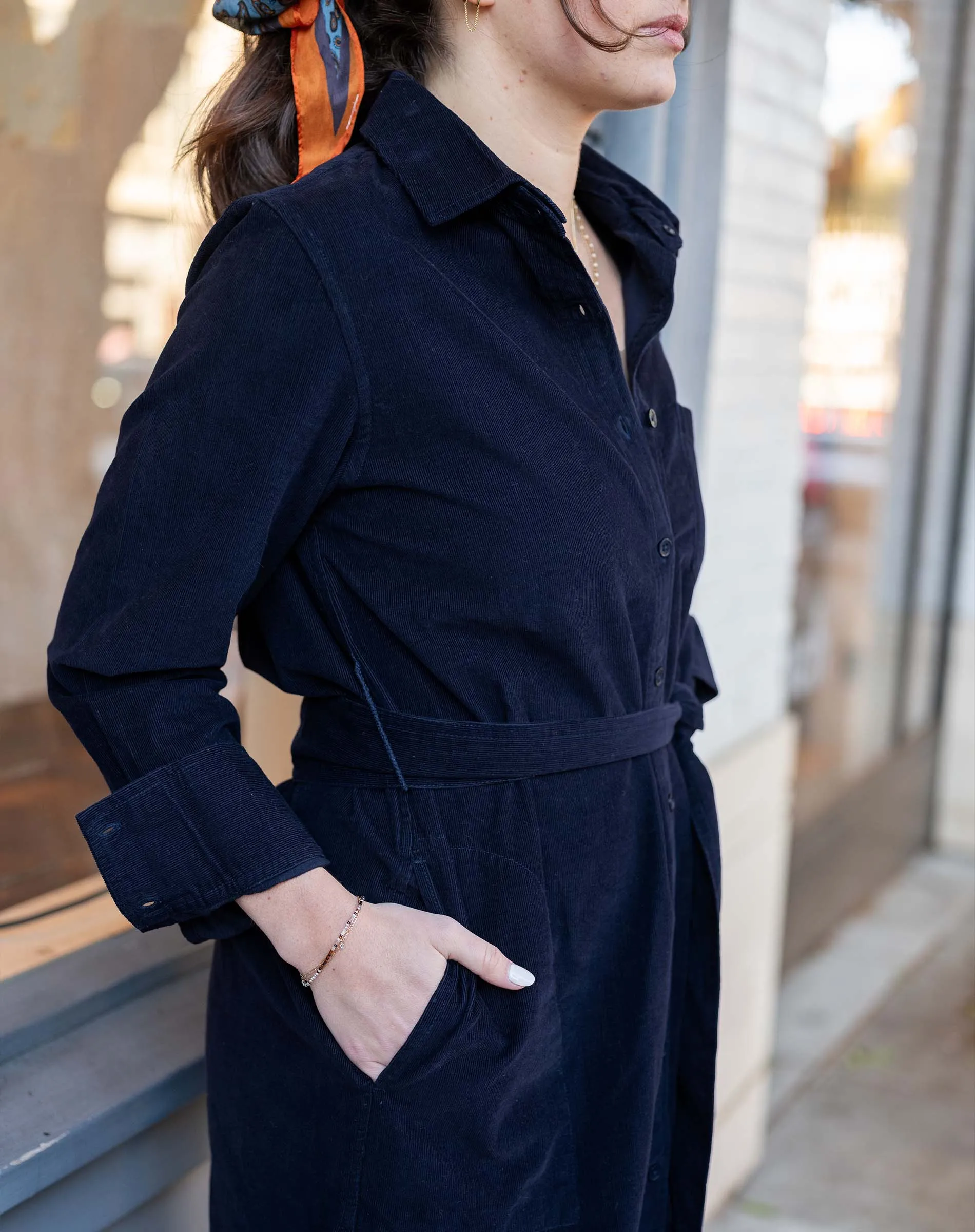 Charlie Baby Cord Shirt Dress sold by Mersea product image thumbnail 2