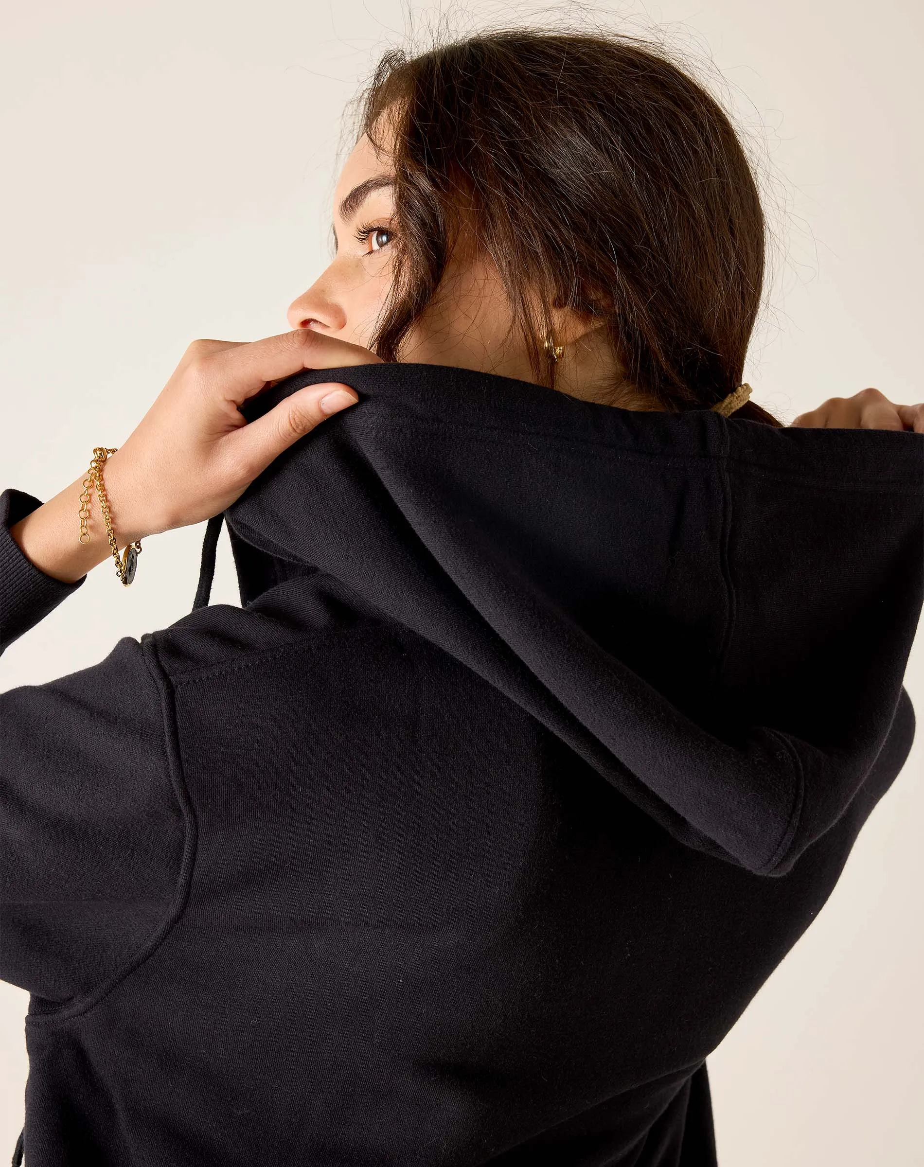 Frenchie Full Zip Maxi Hoodie sold by Mersea product image thumbnail 3