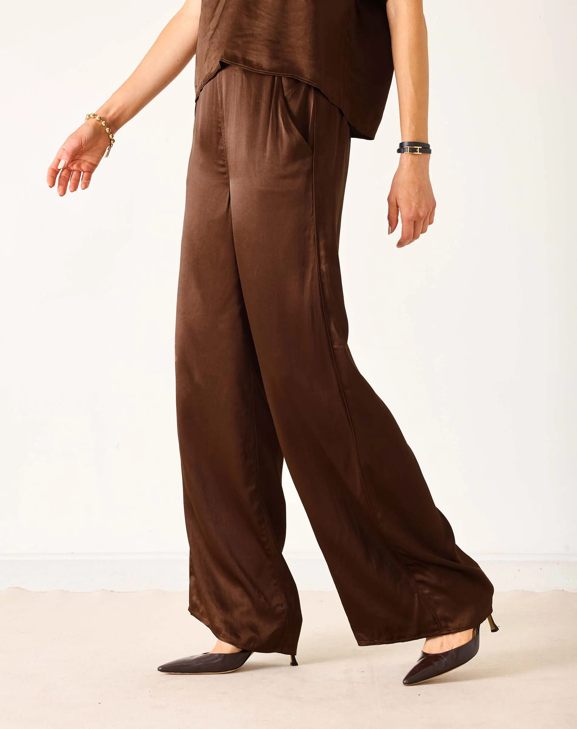 Sonnet Satin Pant sold by Mersea product image thumbnail 2