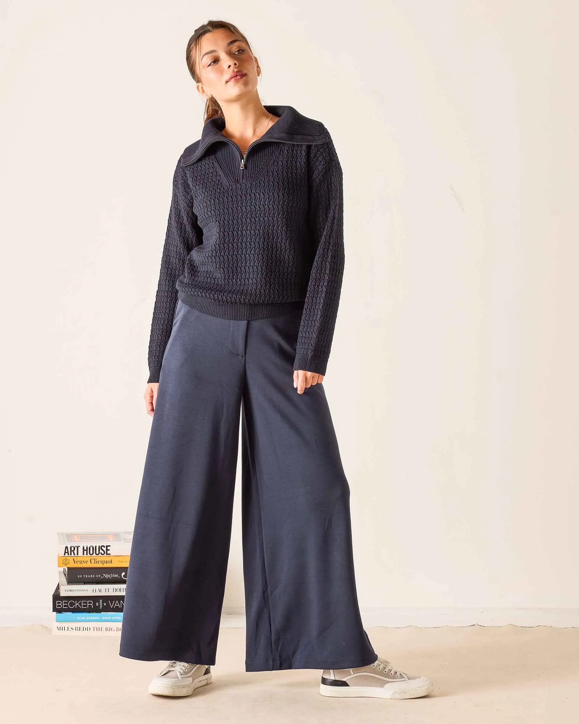 Simone Quarter Zip Sweater sold by Mersea product image thumbnail 5