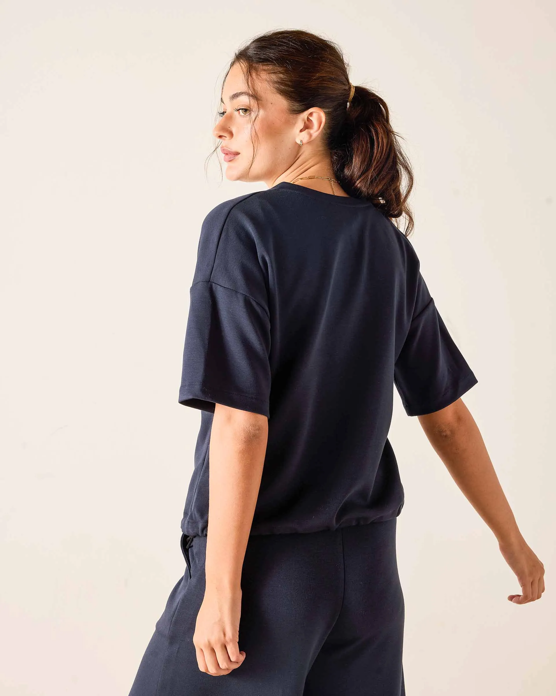 Simone Short Sleeve Zip-Up Jacket sold by Mersea product image thumbnail 3