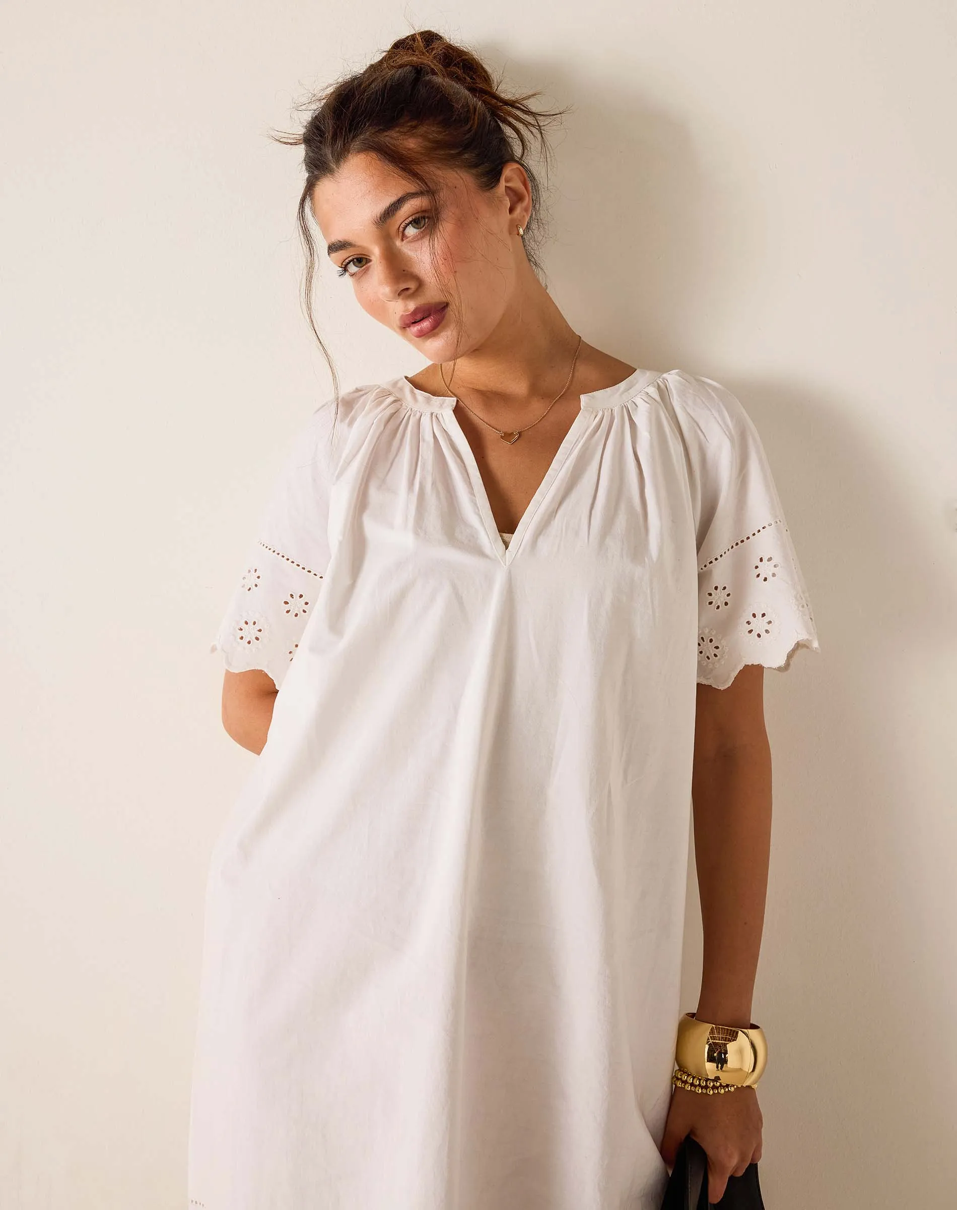 Daisy Eyelet Dress sold by Mersea
