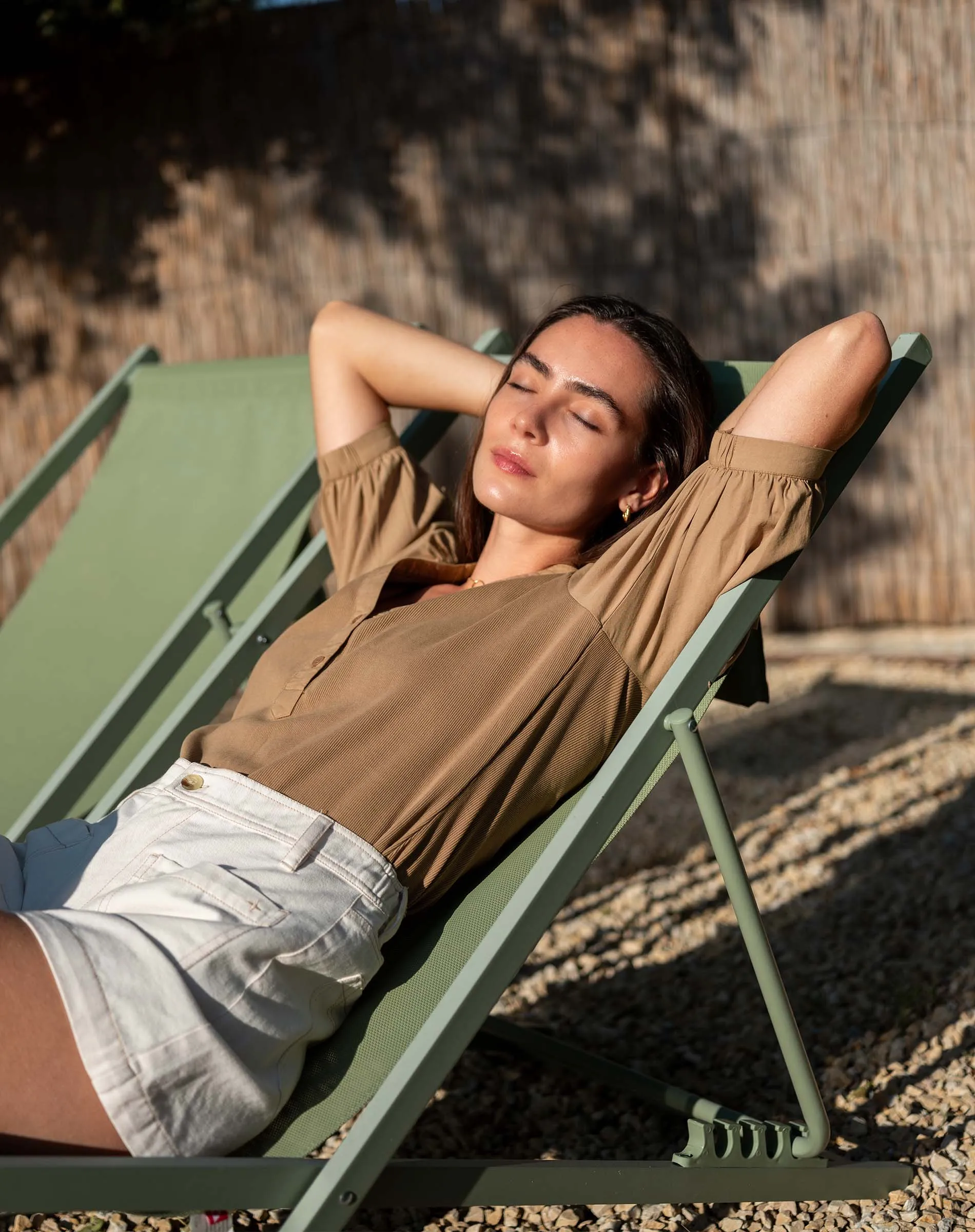 Earhart Ribbed Henley Top sold by Mersea product image thumbnail 3