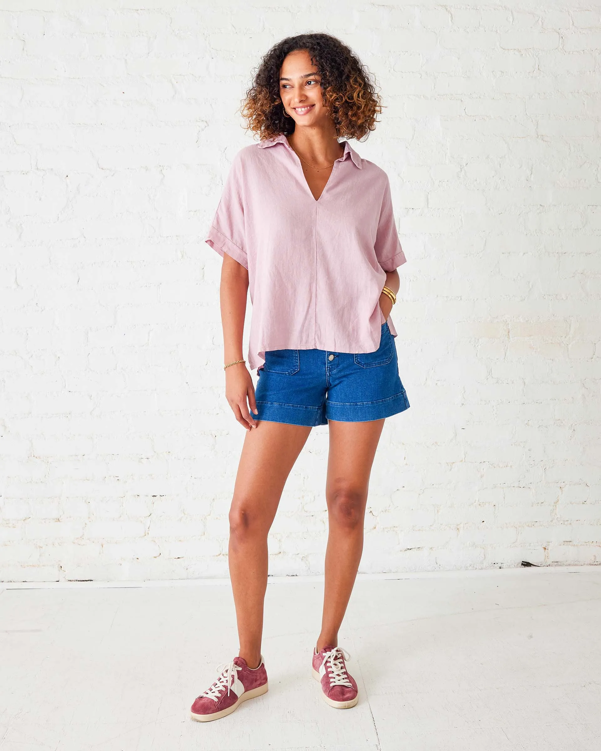 Mia Short Sleeve Top sold by Mersea product image thumbnail 5