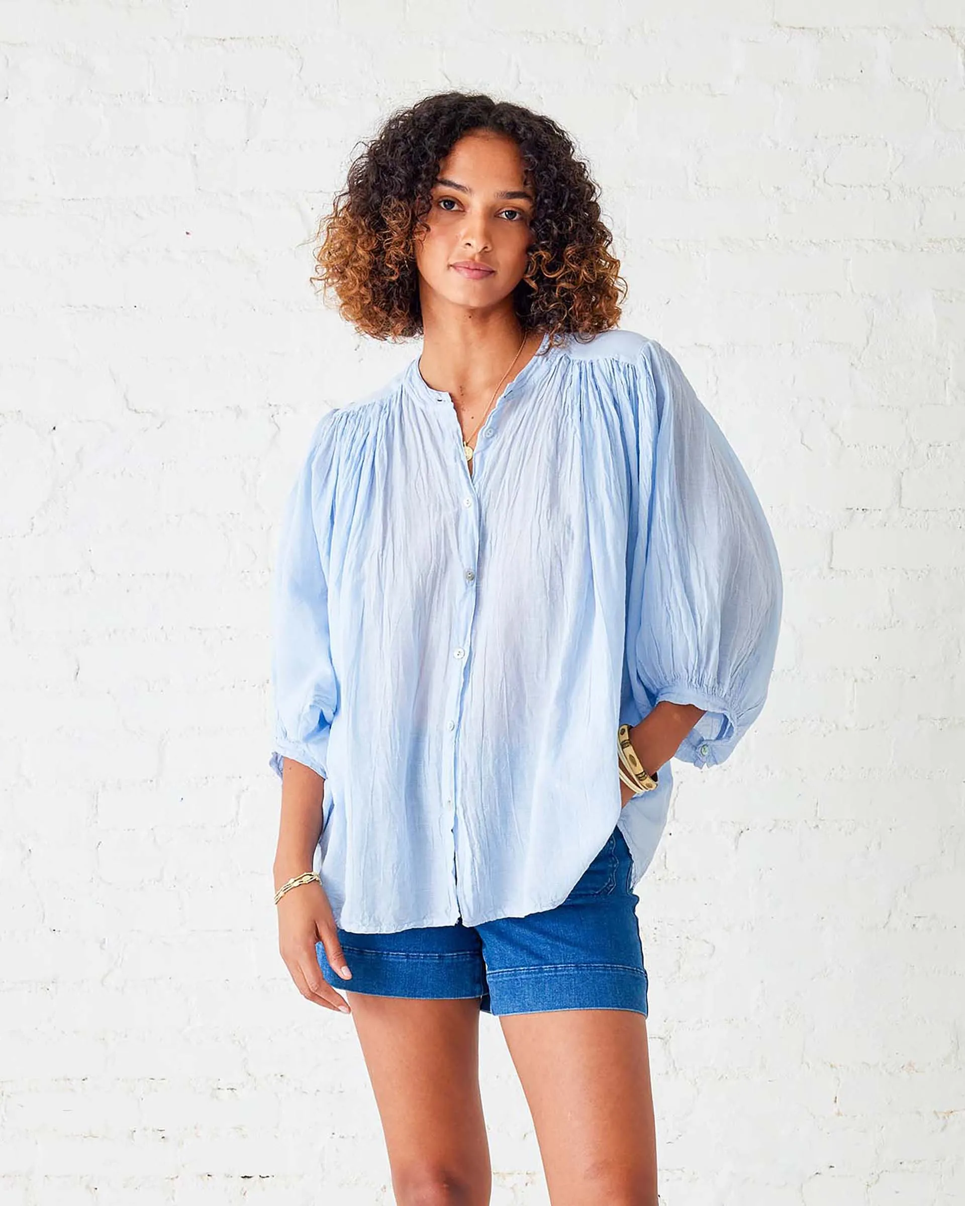 Annabella Blouson Blouse sold by Mersea product image thumbnail 2