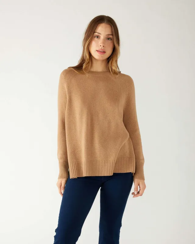 Banff Cashmere Crew Sweater sold by Mersea