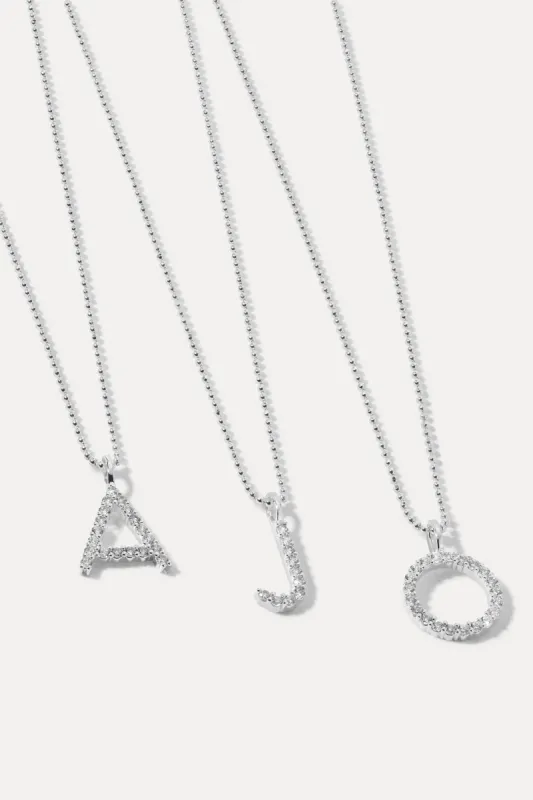 Pave Initial Necklace sold by Miranda Frye