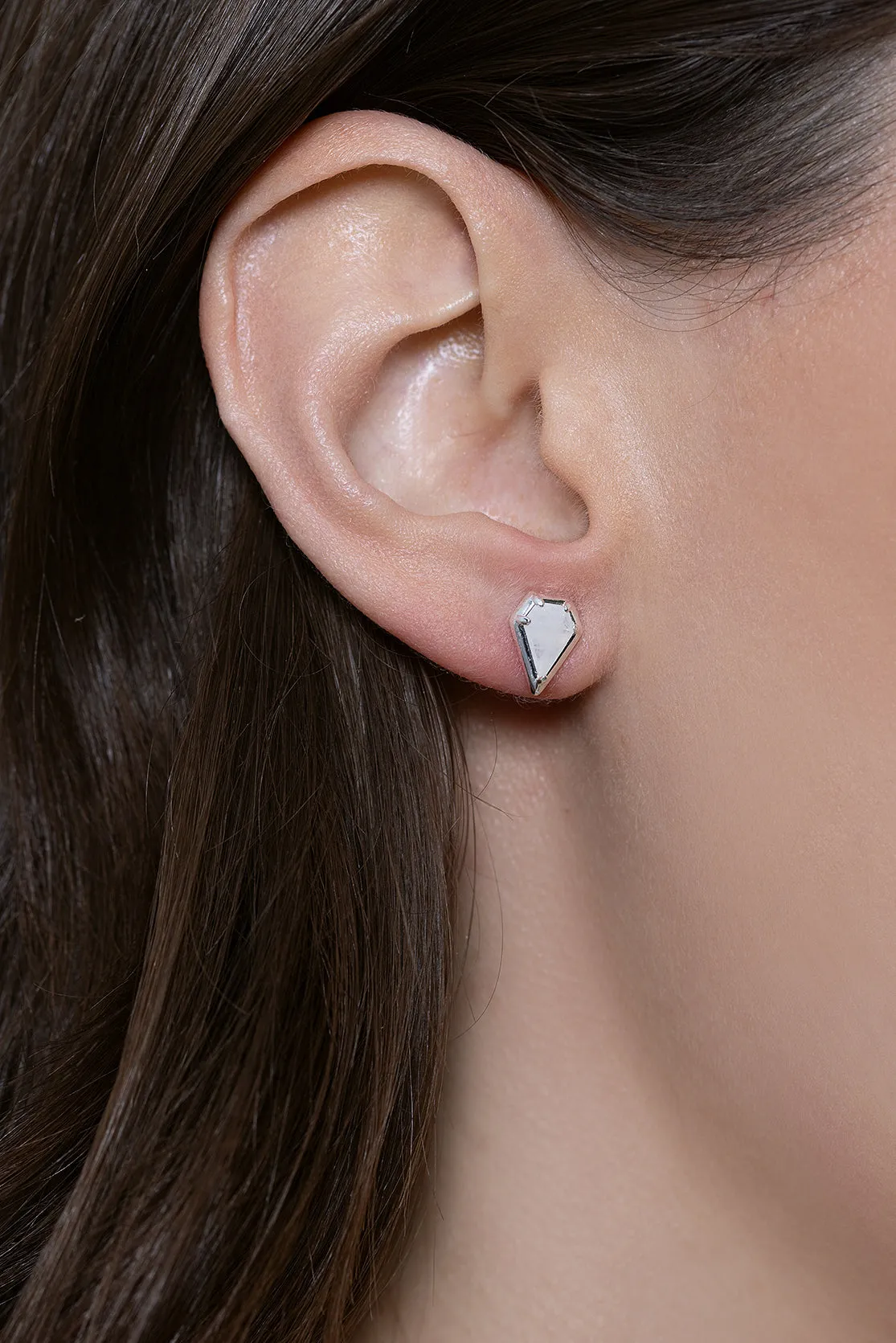 Moonstone Drop Studs sold by Miranda Frye product image thumbnail 2