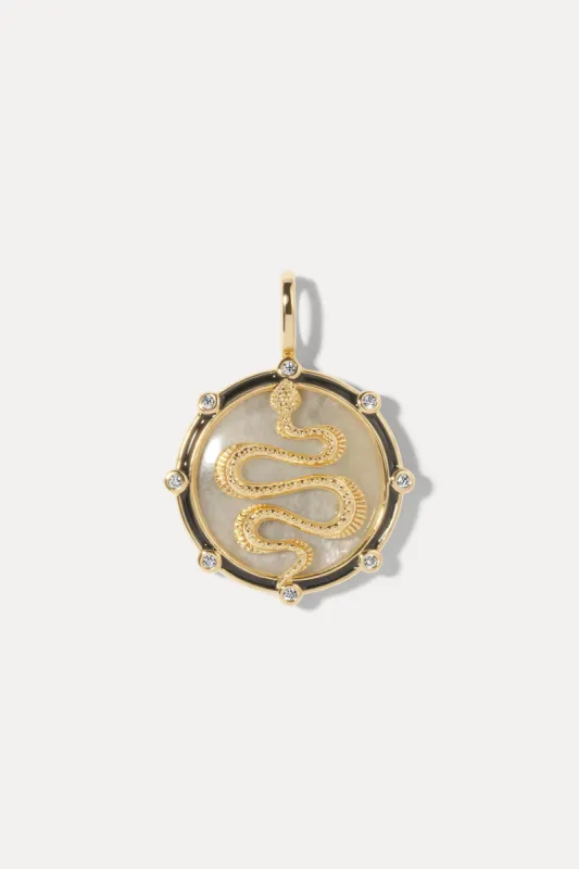 Moonstone Snake Charm sold by Miranda Frye