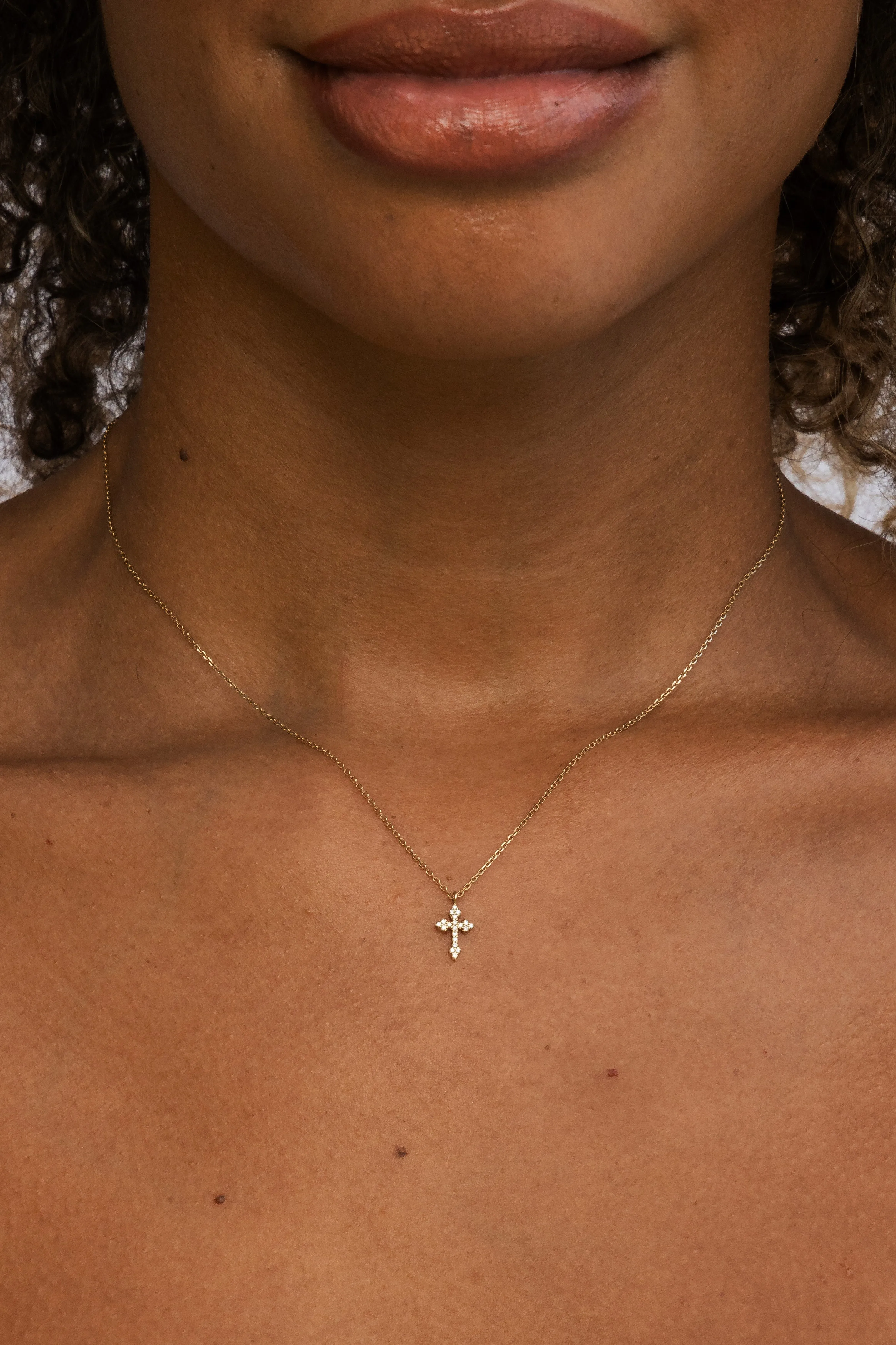 Diamond Cross Necklace sold by Miranda Frye product image thumbnail 2