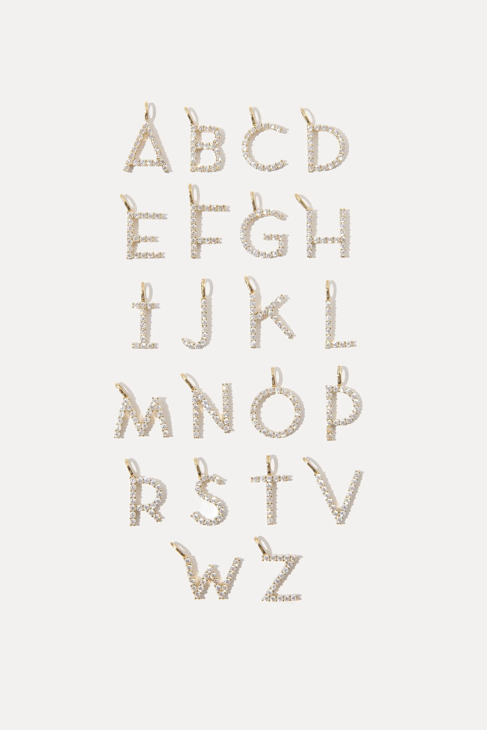 Pave Initial Charm sold by Miranda Frye product image thumbnail 3