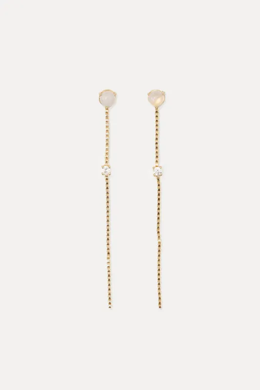 Moonstone Dangle Earrings sold by Miranda Frye