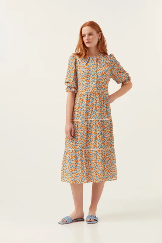 Mini Bloom Floral Midi Dress sold by Mirla Beane