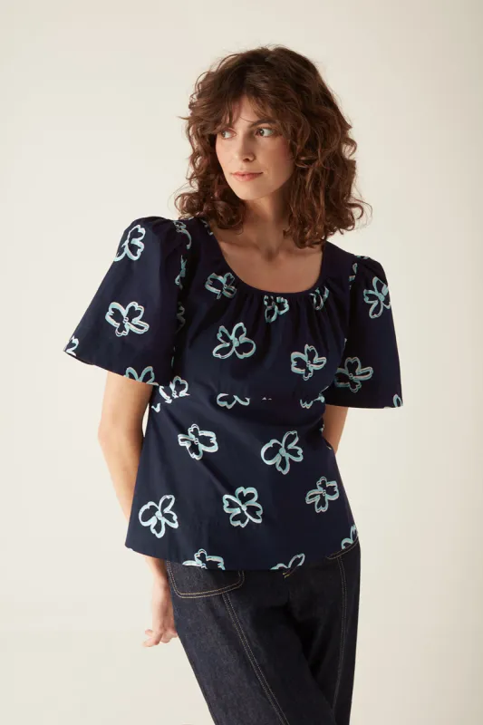 Cara Top Floral sold by Mirla Beane