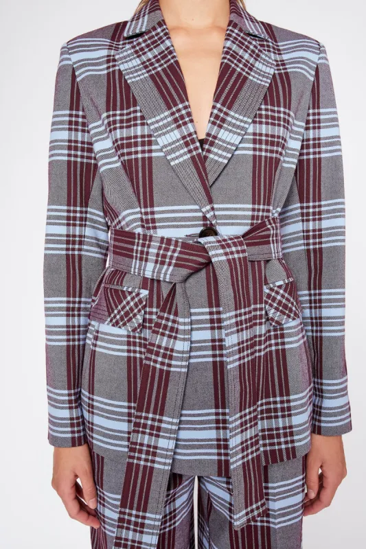 Check Jacket sold by Mirla Beane