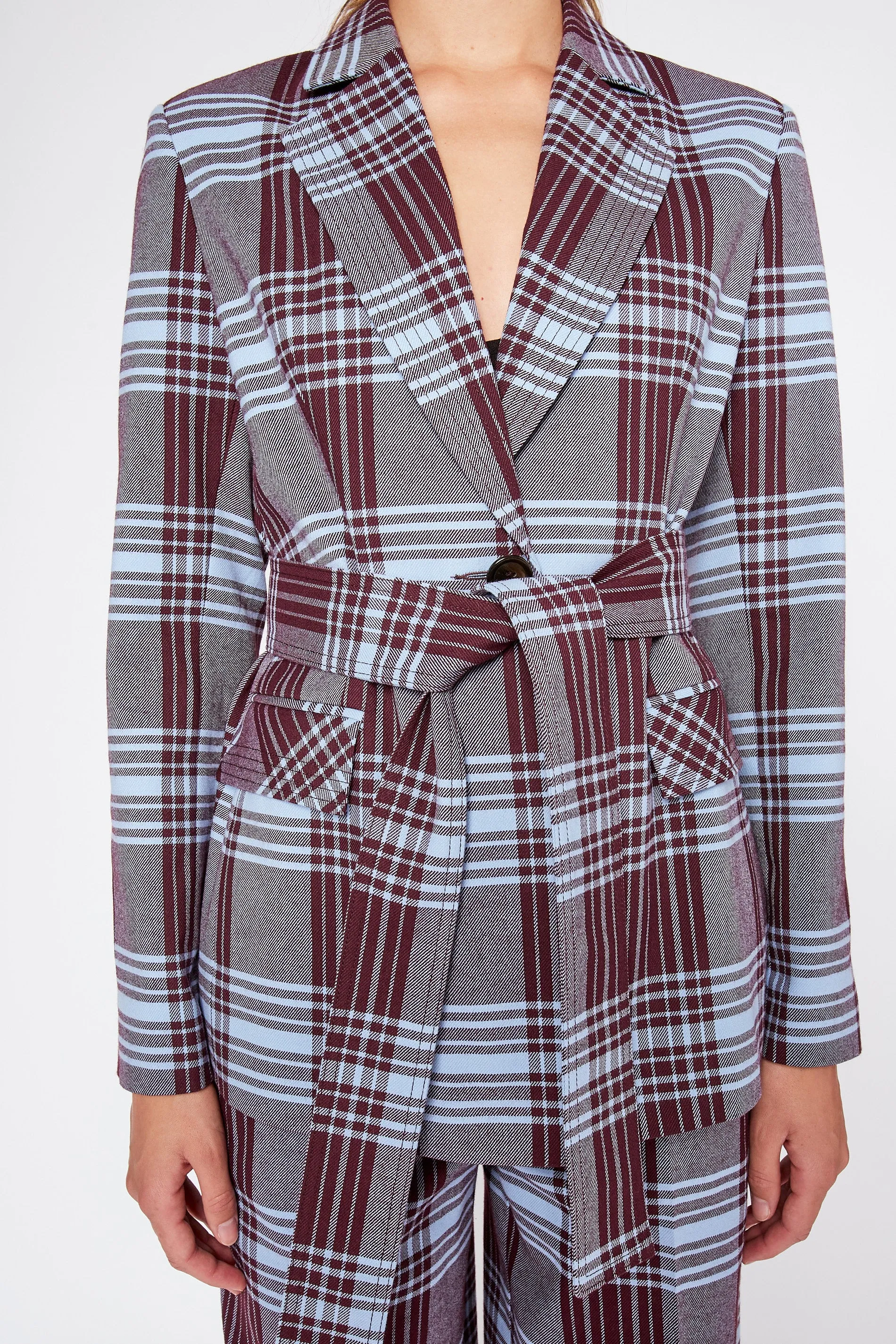 Check Jacket sold by Mirla Beane