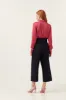 High Waisted Trouser - Navy sold by Mirla Beane