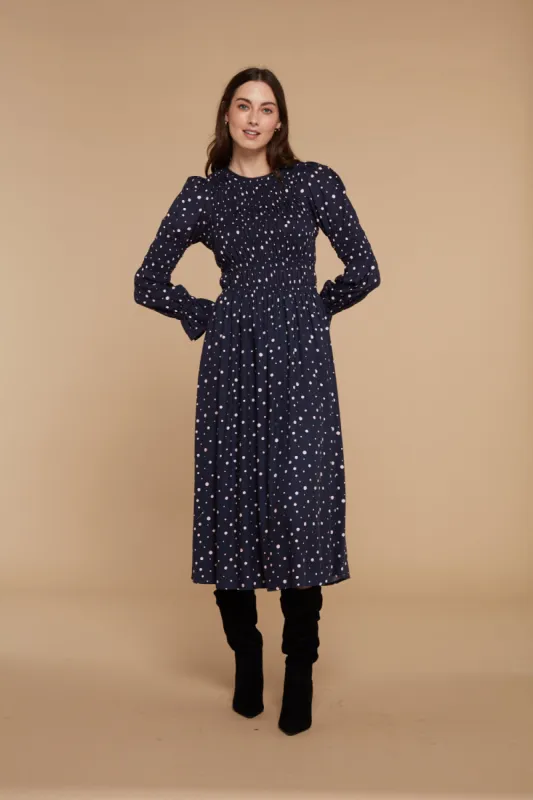 Alexia Spot Print Dress sold by Mirla Beane