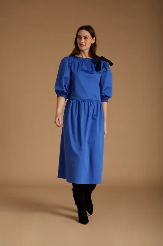 Hanna Dress Cobalt Blue sold by Mirla Beane