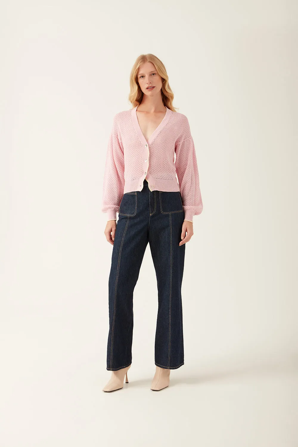 Lace Knit Cardigan sold by Mirla Beane product image thumbnail 3